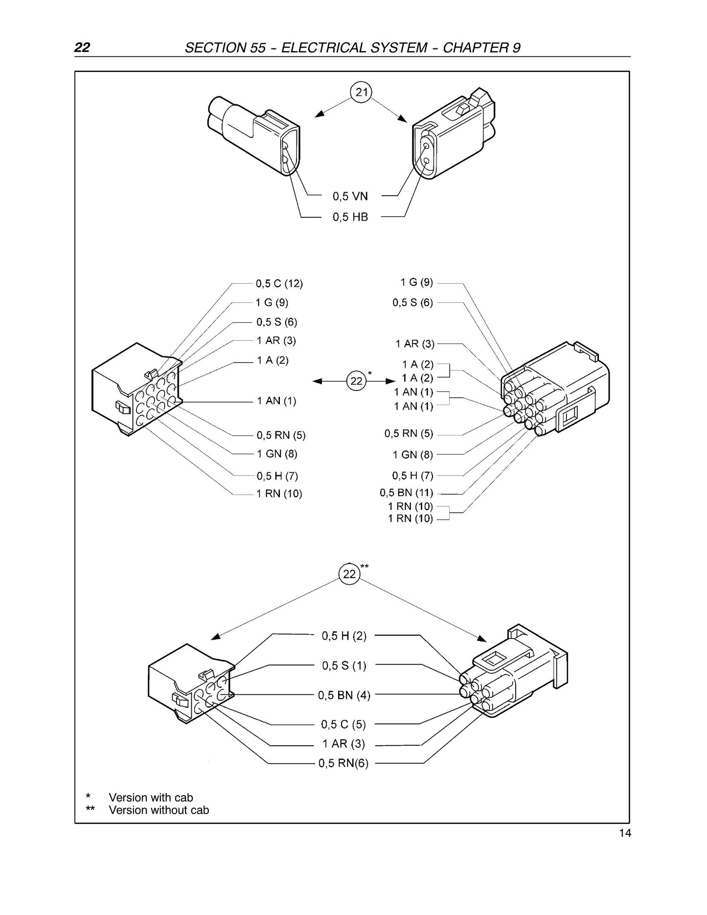 New Holland TN55D TN55S TN65D TN65S TN70D TN70S TN75D TN75S Tractor Factory Workshop Repair Manual 87059388