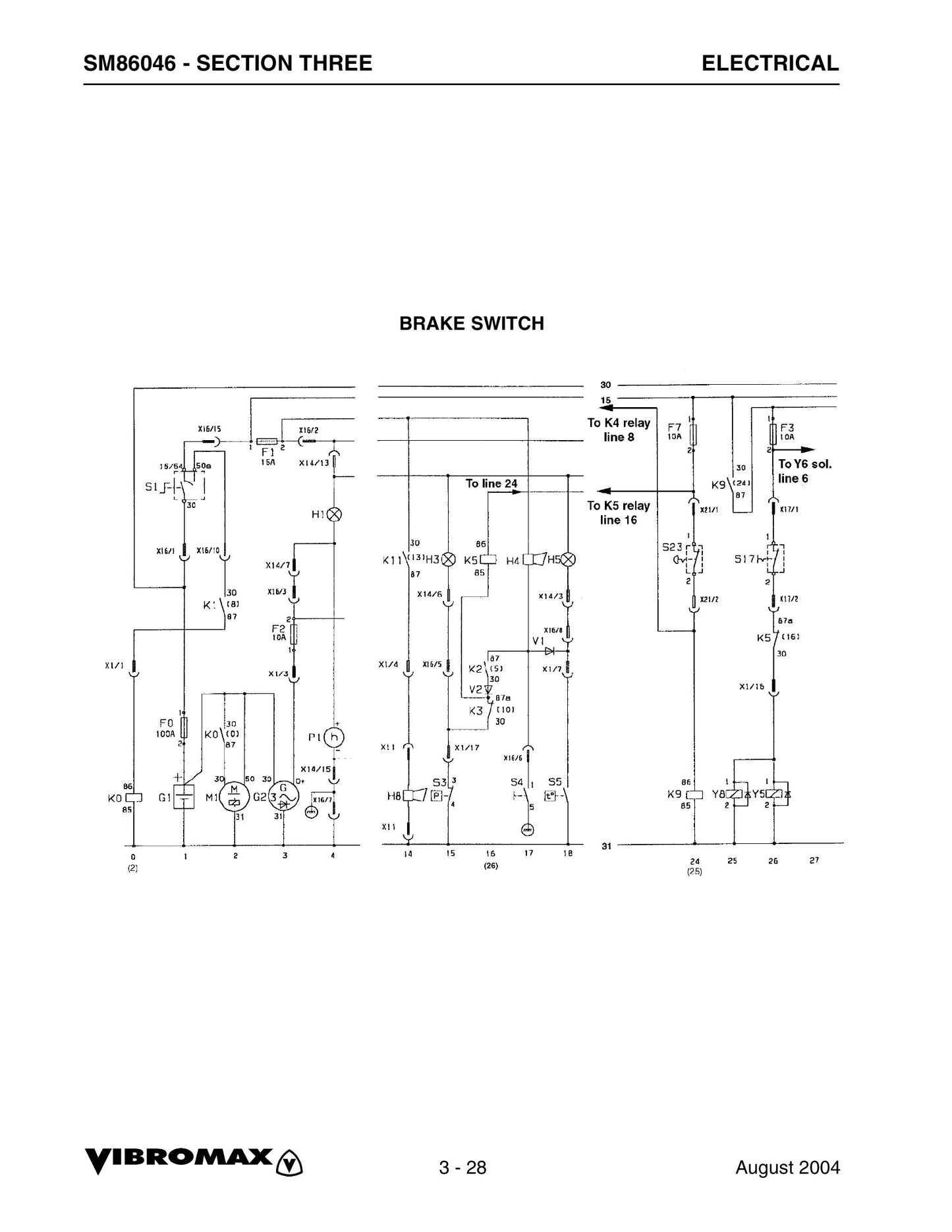 VIBROMAX VM 46 Single Drum Roller Factory Workshop Service Manual SM86046