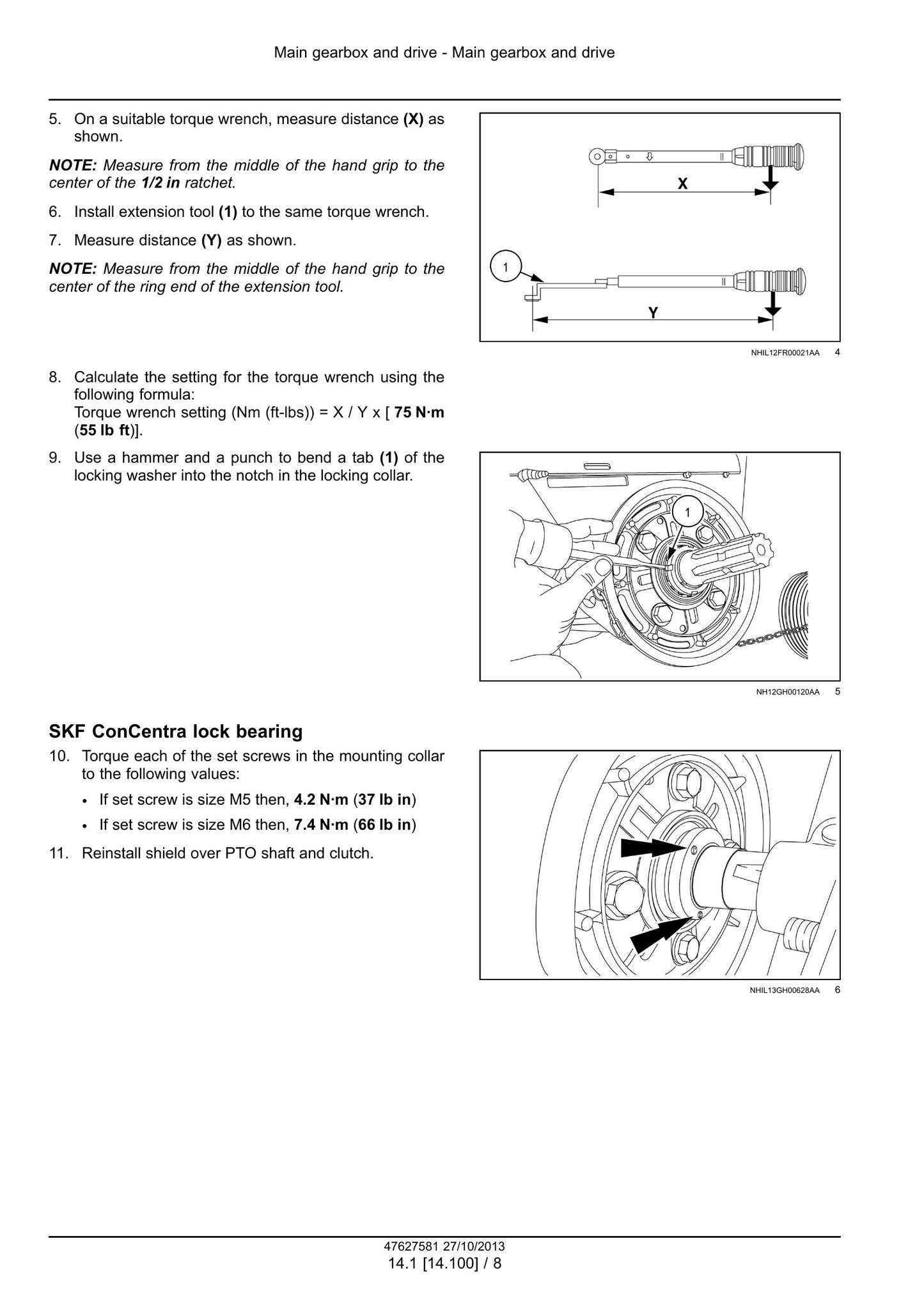 New Holland 740CF Super Flex Auger Header Factory Workshop Service Manual 47627581
