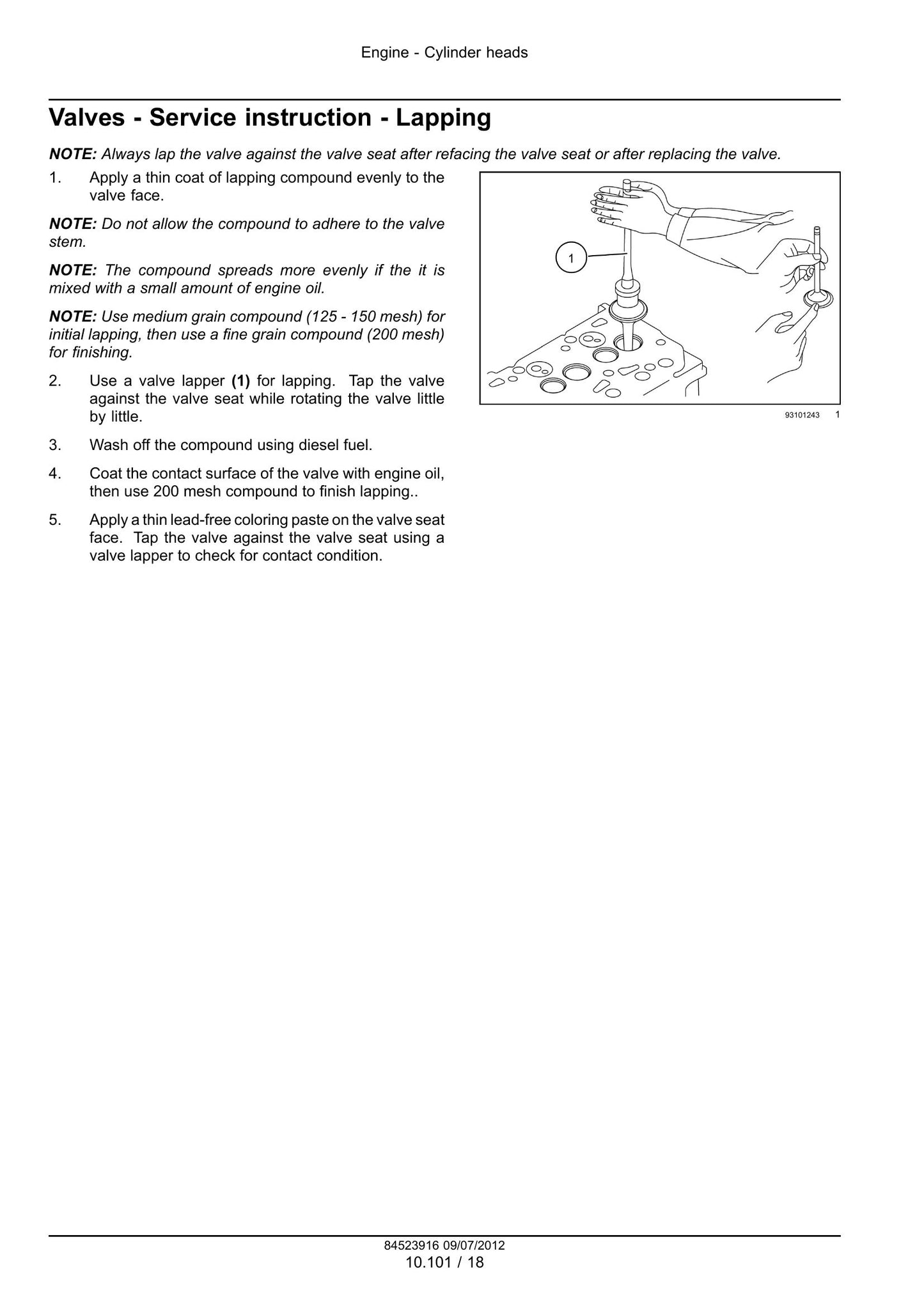 New Holland S3L2 Engine Factory Workshop Service Manual 84523916