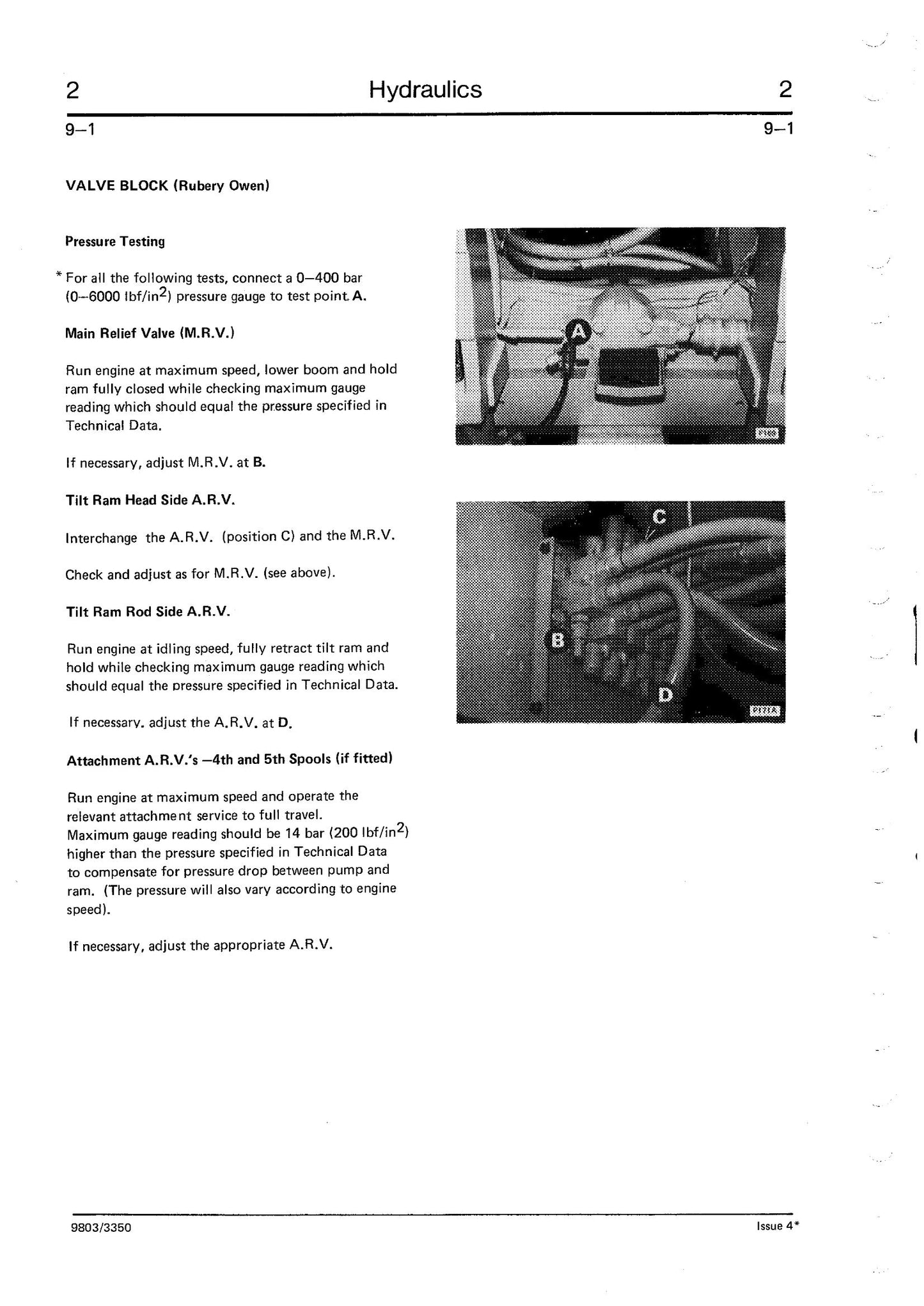 JCB 520 520HL 520 Farm Special 520M 525 525B 525B HL 525 Farm Special 530 530 HL 530B 530B HL 540B 540BM Loadall Factory Workshop Service Manual 9803/3350