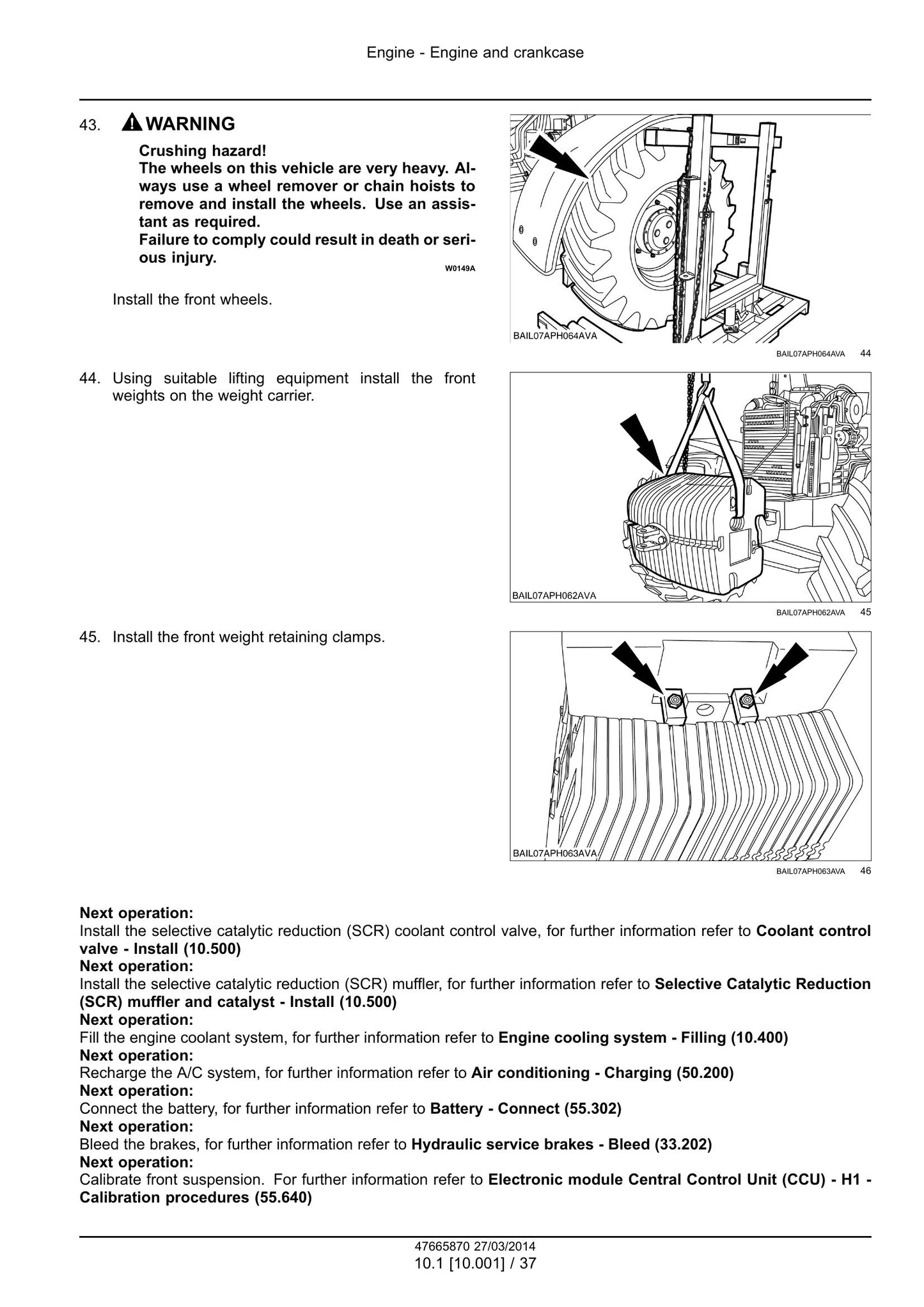 New Holland T6.120 T6.140 T6.150 T6.155 T6.160 T6.165 T6.175 T6.140 AutoCommand T6.150 AutoCommand T6.160 AutoCommand Tractor Factory Workshop Service Manual 47720737