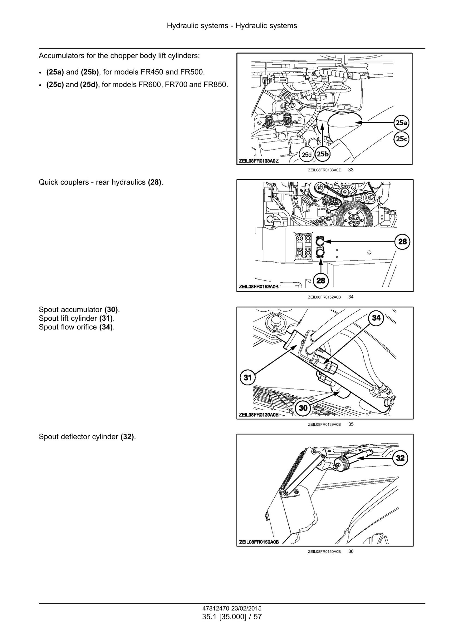 New Holland FR450 FR500 FR600 FR700 FR850 Forage Harvester Factory Workshop Service Manual 47849552