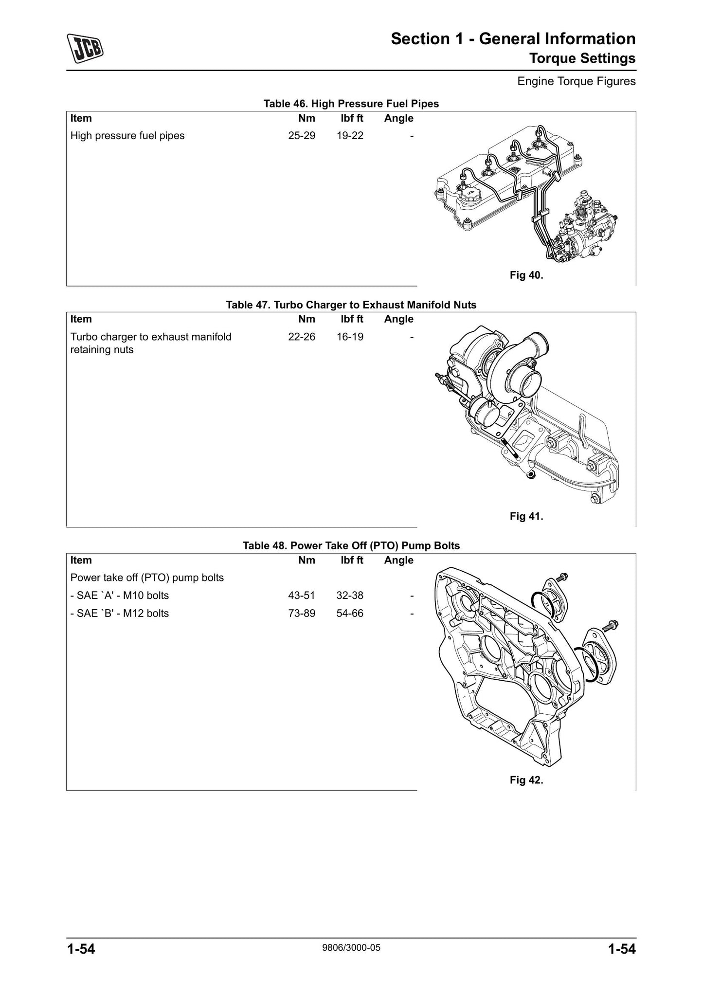 JCB Dieselmax Mechanical Engine Engine Factory Workshop Service Manual 9806/3000-05