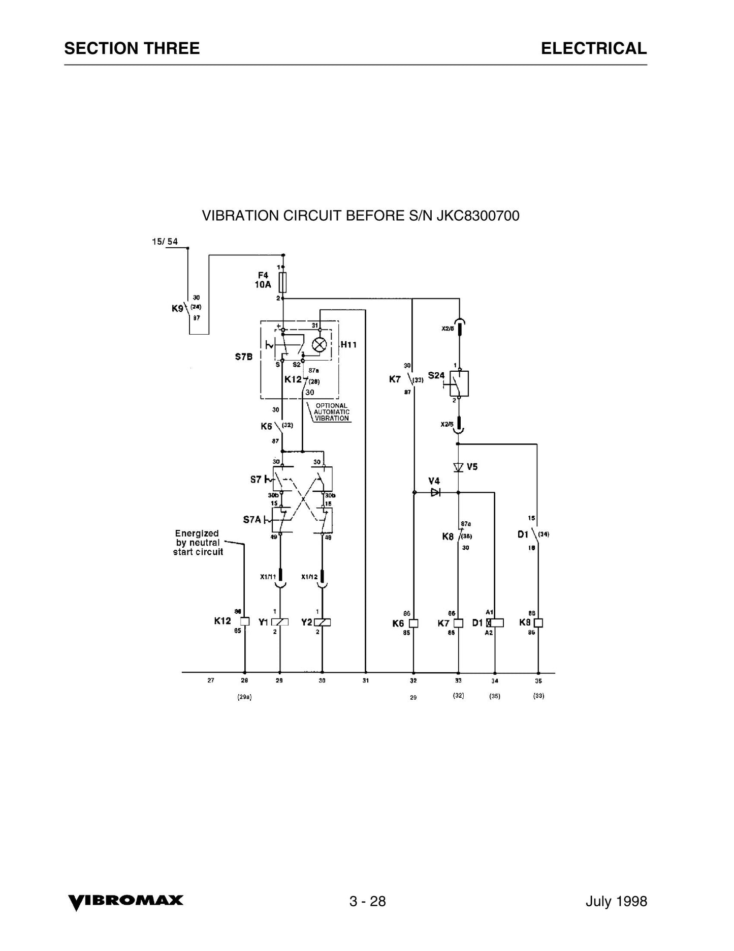 VIBROMAX 1103 Single Drum Roller Factory Workshop Service Manual SM900011103