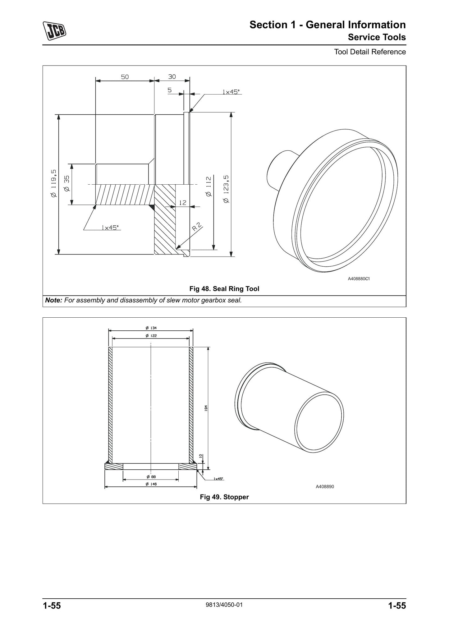 JCB JS200W Wheeled Excavator Factory Workshop Service Manual 9813/4050-01