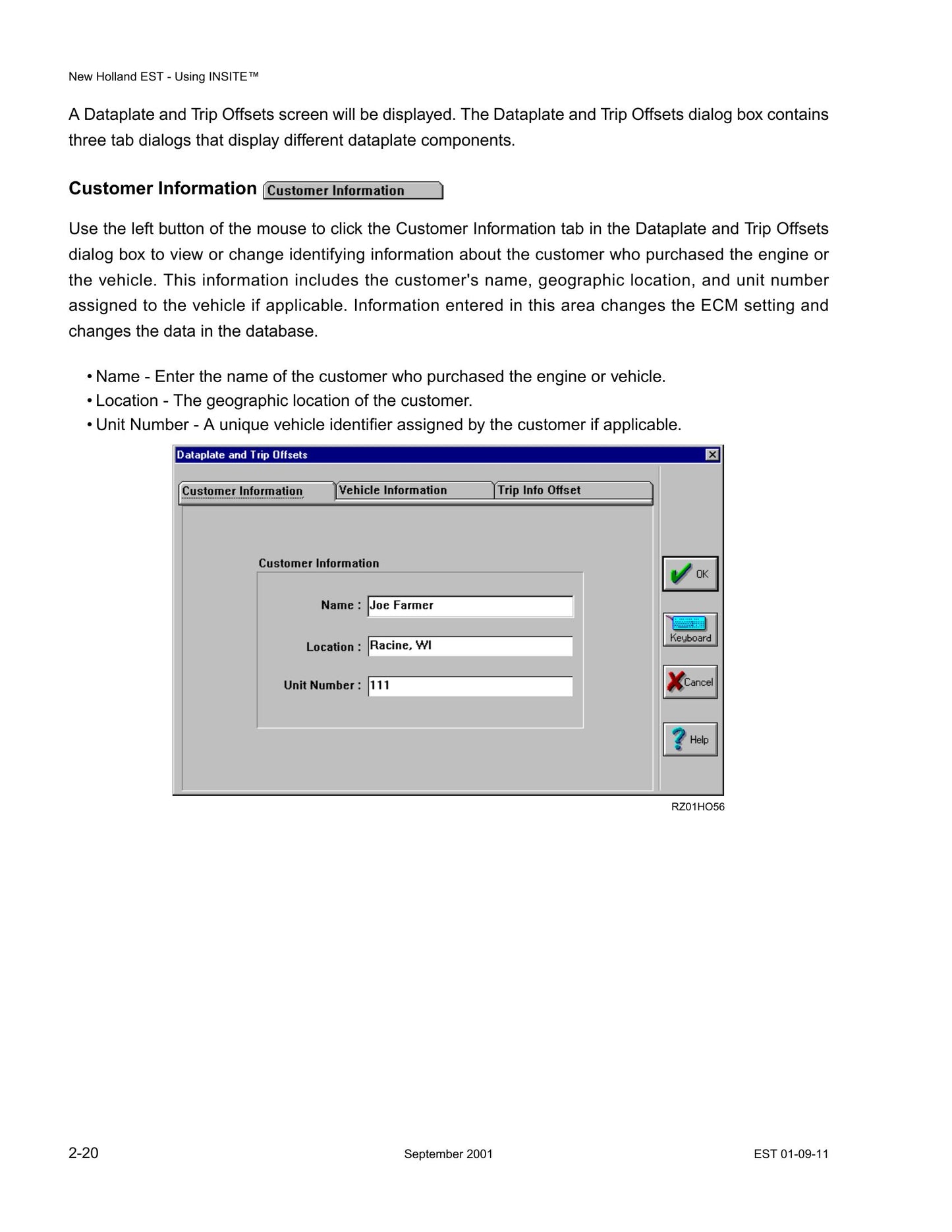 New Holland TJ275 TJ325 Tractor Engine Software Users Manual 86643000