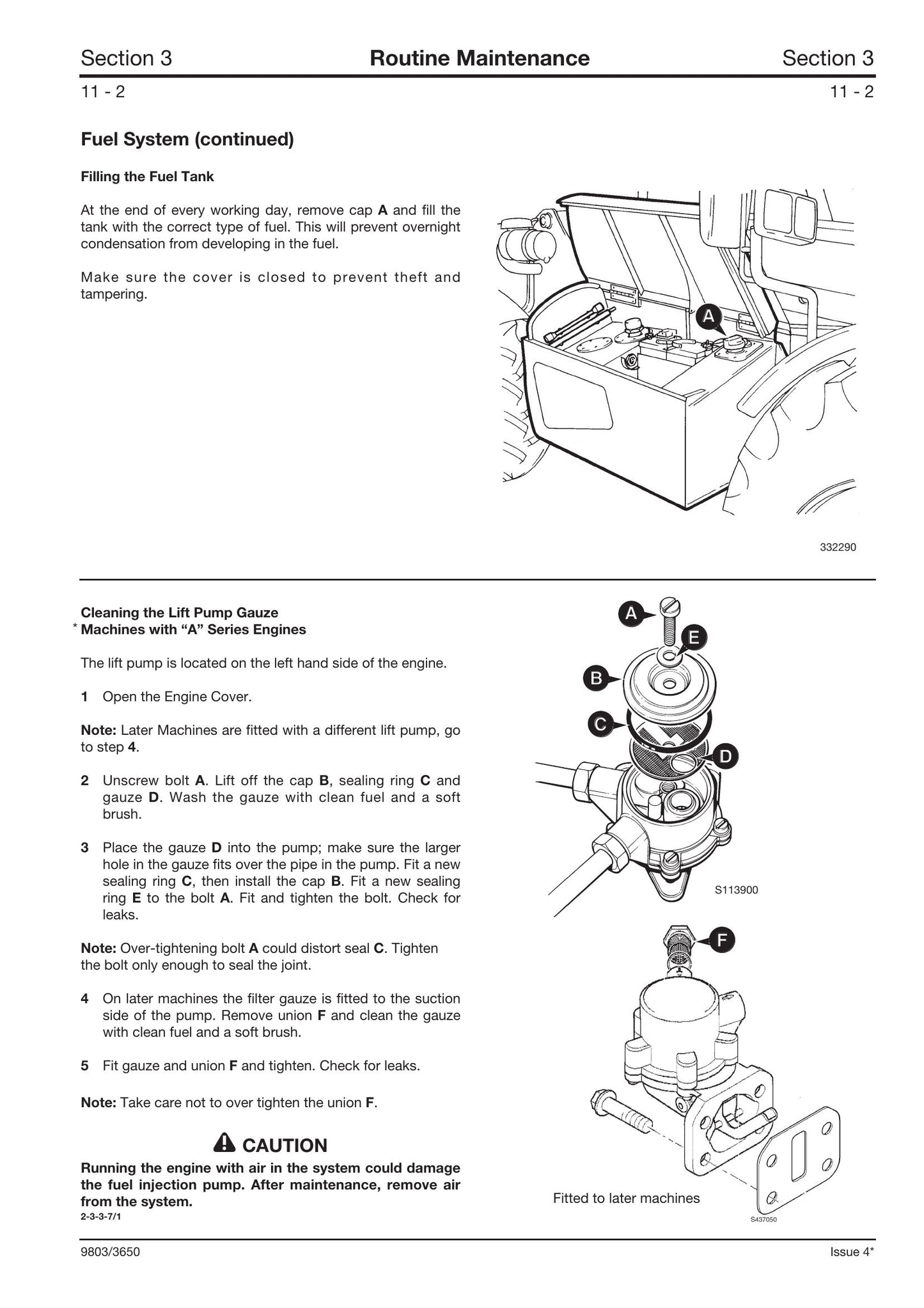 JCB 528-70 528S Loadall Factory Workshop Service Manual 9803/3650