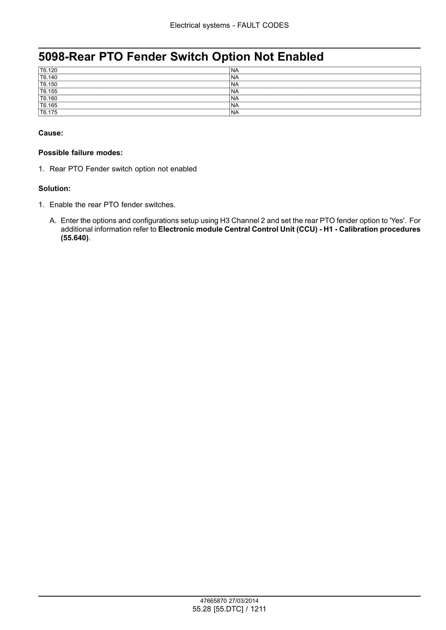 New Holland T6.120 T6.140 T6.150 T6.155 T6.160 T6.165 T6.175 T6.140 AutoCommand T6.150 AutoCommand T6.160 AutoCommand Tractor Factory Workshop Service Manual 47720737
