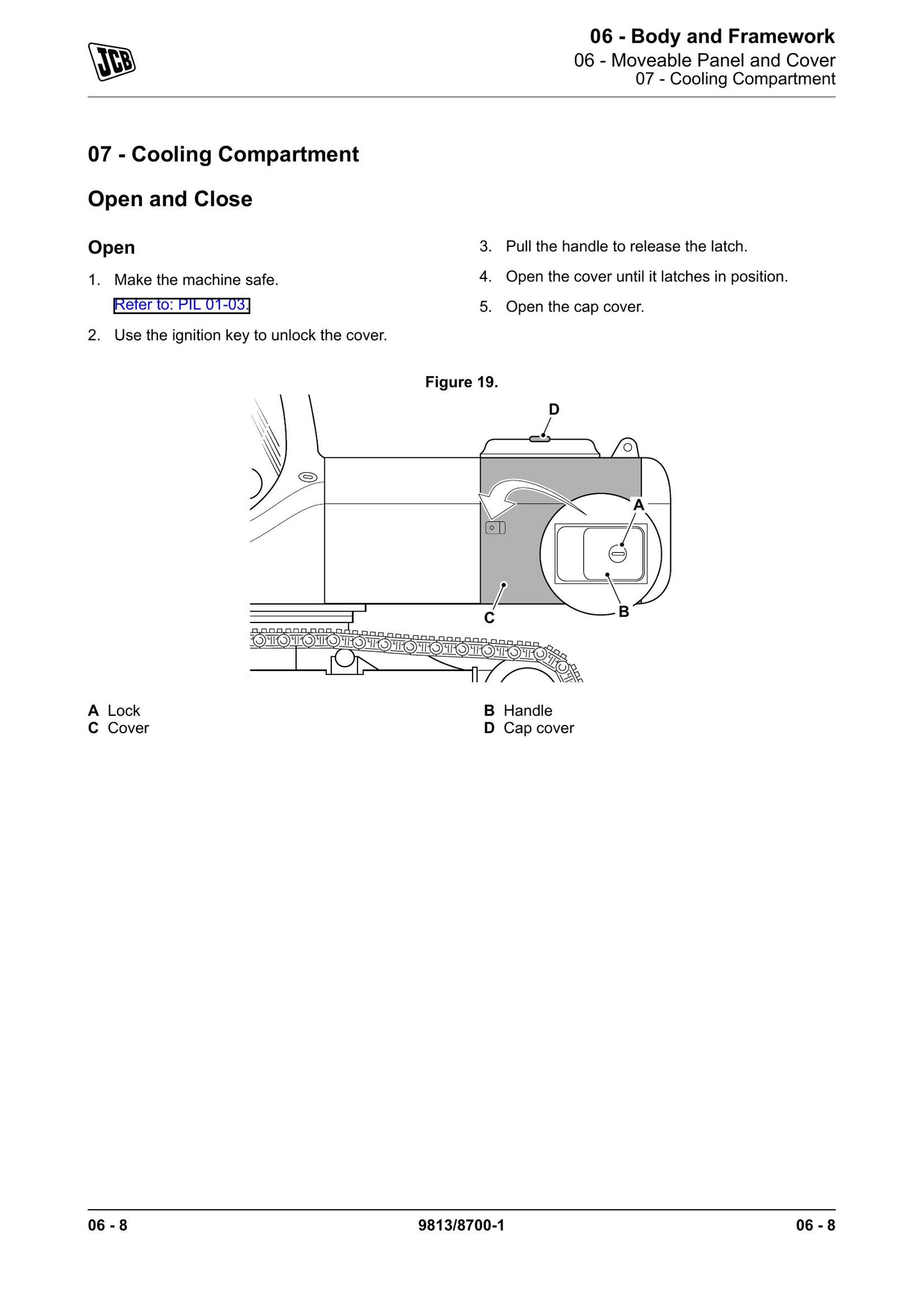JCB 380 JS370 Crawler Excavator Factory Workshop Service Manual 9813/8700