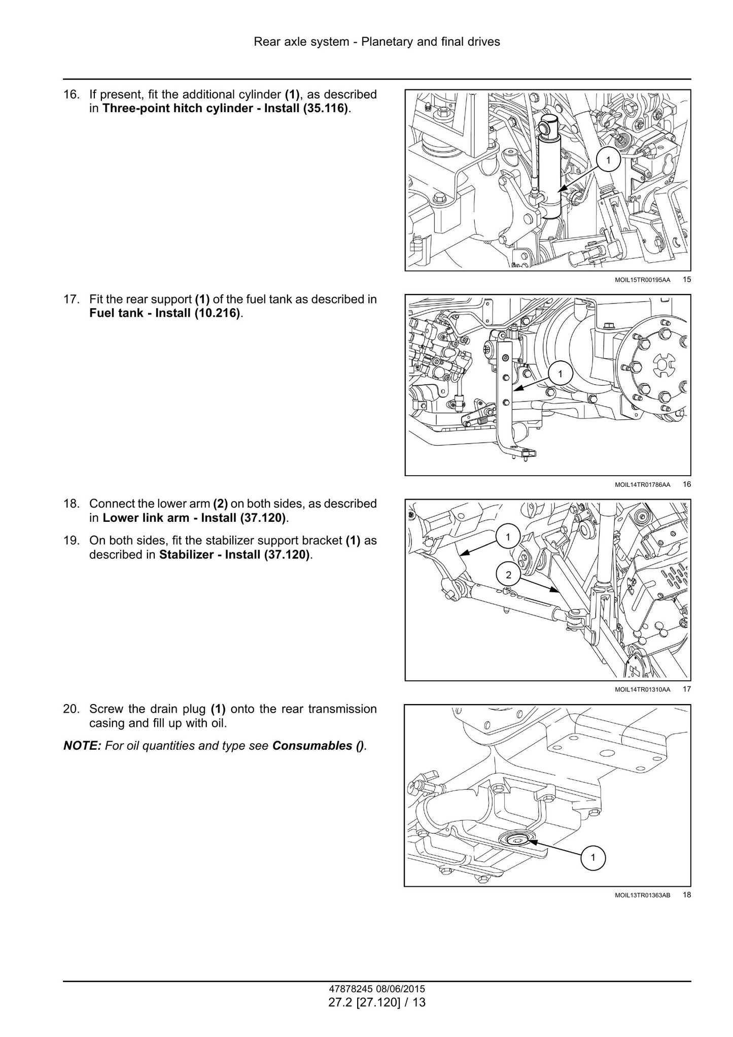 New Holland T4.90 T4.100 T4.110 T4.120 Tractor Factory Workshop Service Manual 47899693