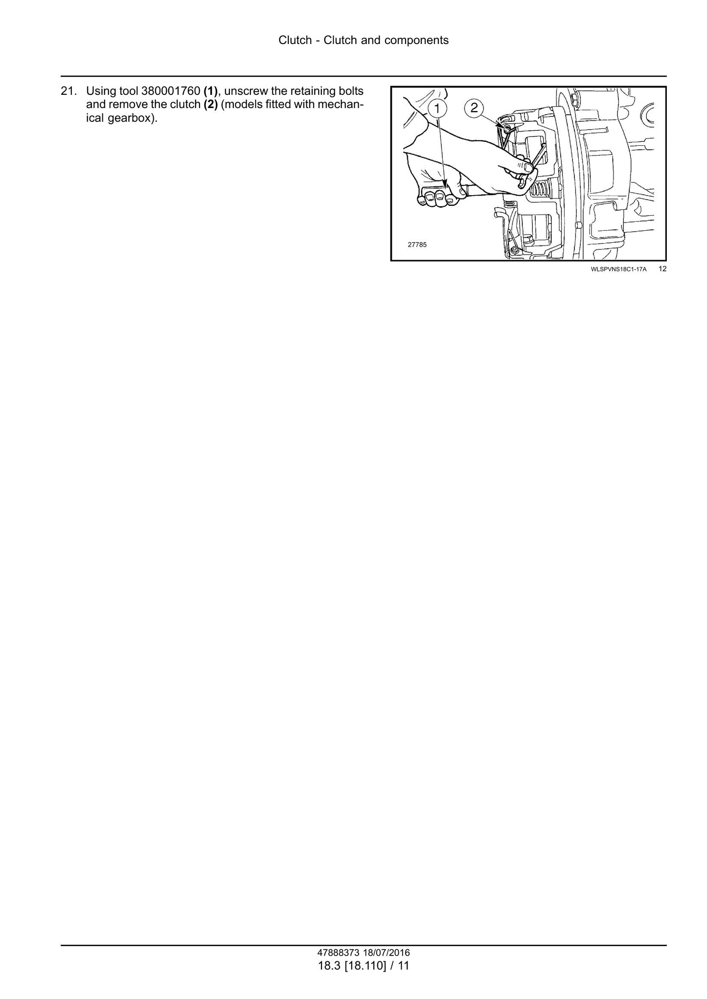 New Holland T4.75N T4.85N T4.95N T4.105N T4.65V T4.75V T4.85V T4.95V T4.105V Tractor Factory Workshop Service Manual 47888373