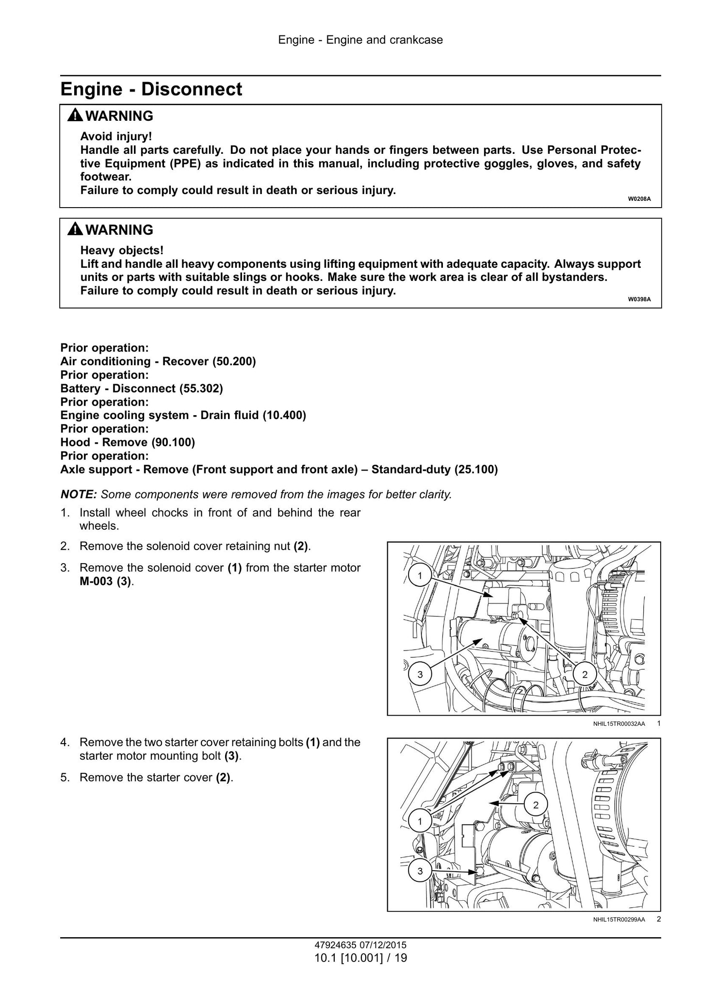 New Holland TS6.110 TS6.110 HC TS6.120 TS6.120 HC TS6.130 TS6.140 Tractor Factory Workshop Service Manual 47955983
