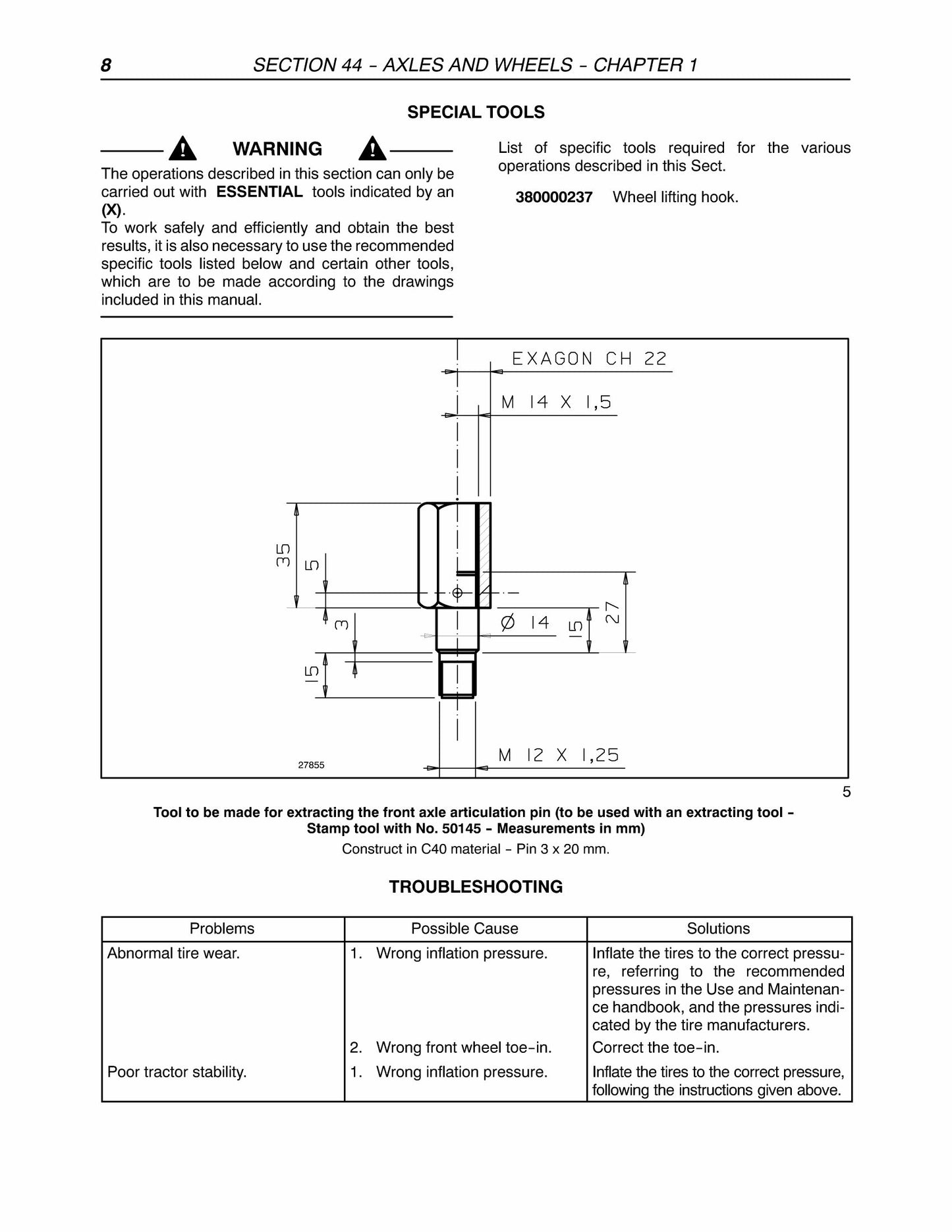 NEW HOLLAND T4020 T4030 T4040 T4050 Tractor Factory Workshop Repair Manual 87758544