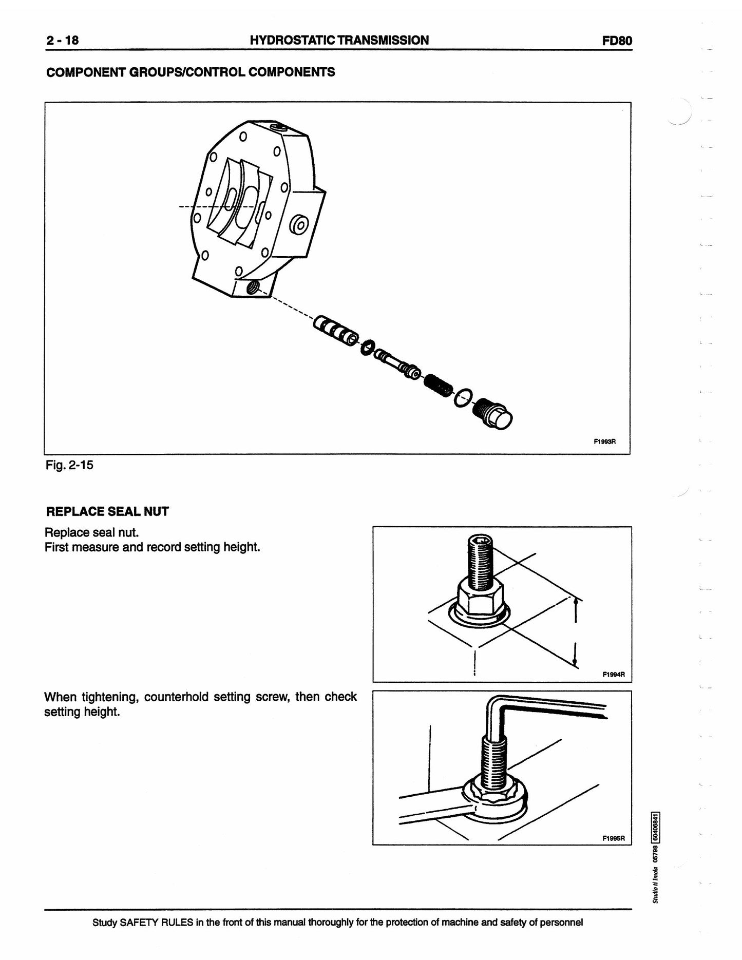FIATALLIS FD80 Crawler Dozer Factory Workshop Service Manual 60406841