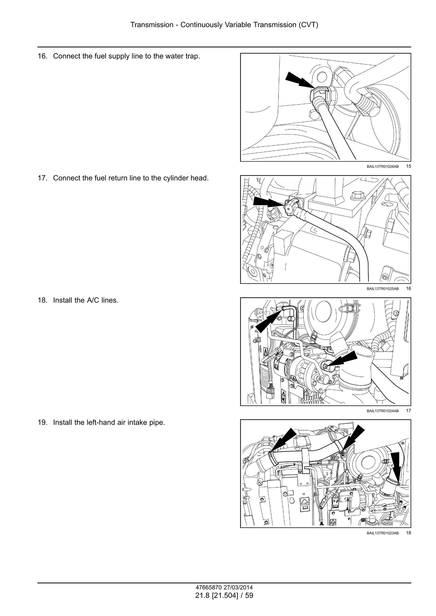 New Holland T6.120 T6.140 T6.150 T6.155 T6.160 T6.165 T6.175 T6.140 AutoCommand T6.150 AutoCommand T6.160 AutoCommand Tractor Factory Workshop Service Manual 47720737
