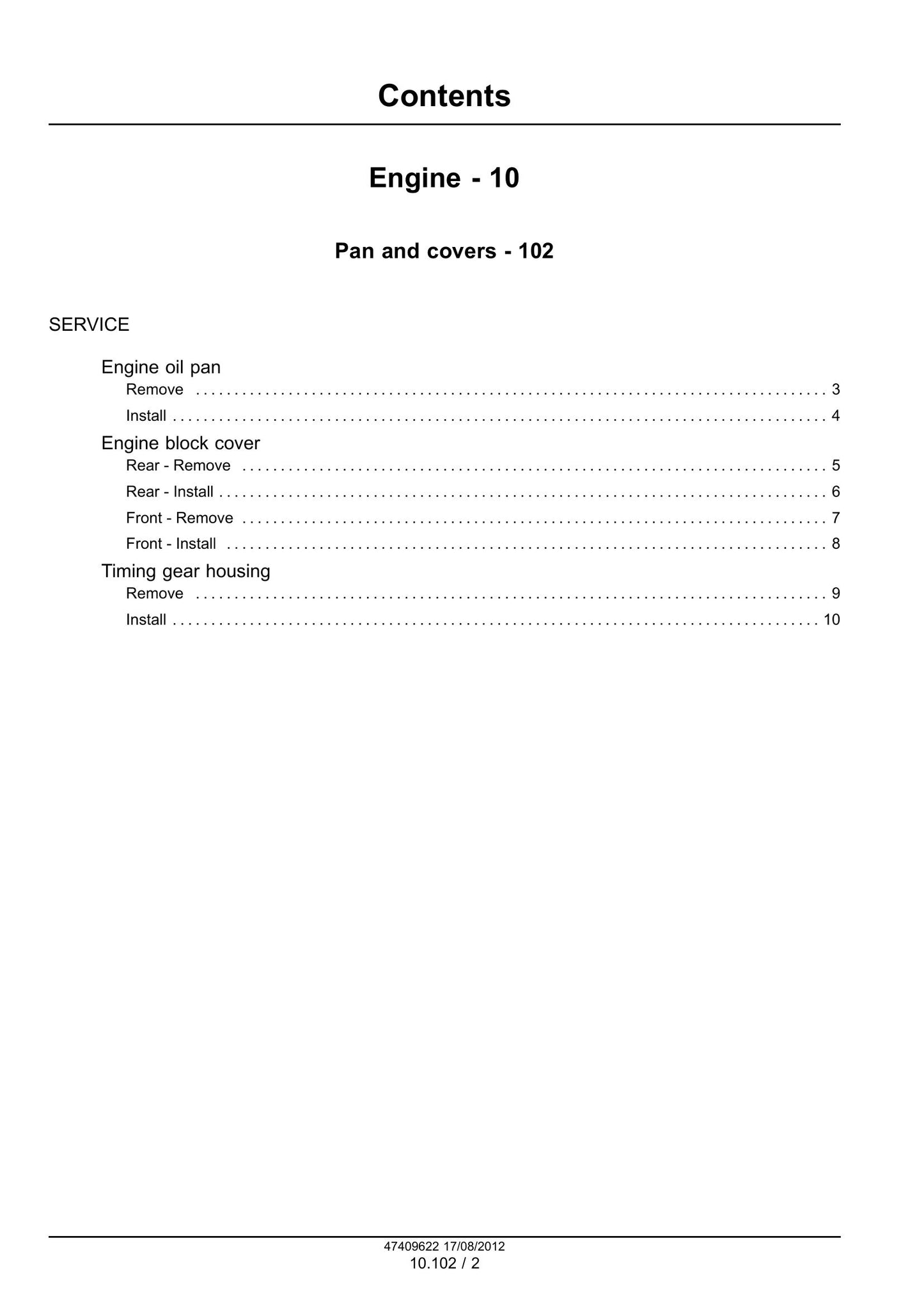 New Holland S4Q S4Q2 Engine Factory Workshop Service Manual 47409622