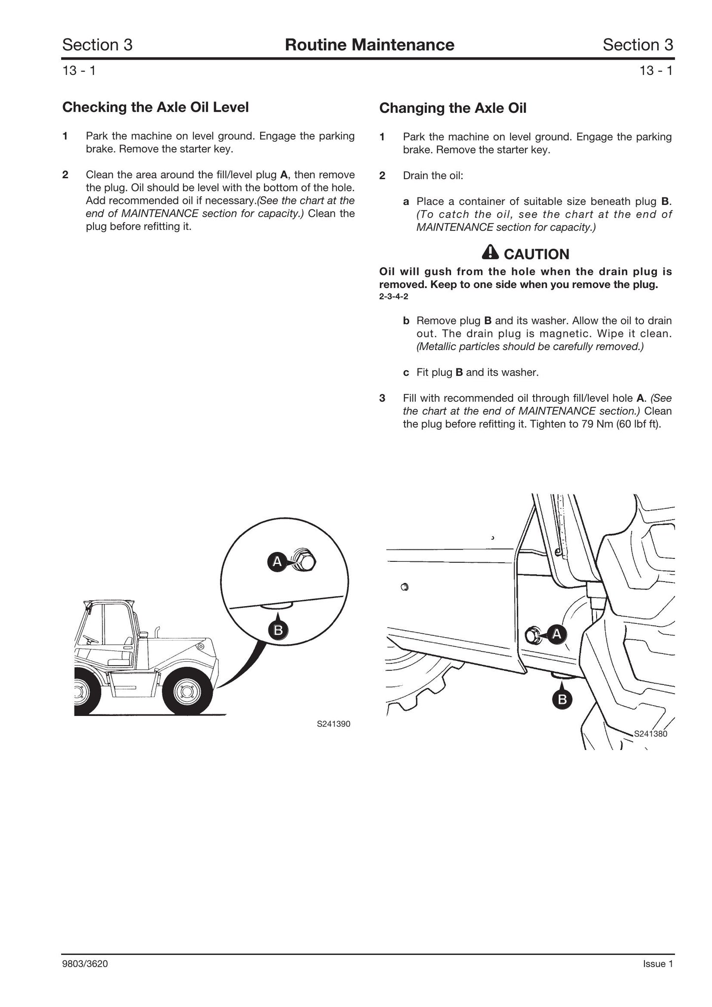 JCB 520-50 525-50 525-50S Loadall Factory Workshop Service Manual 9803/3620