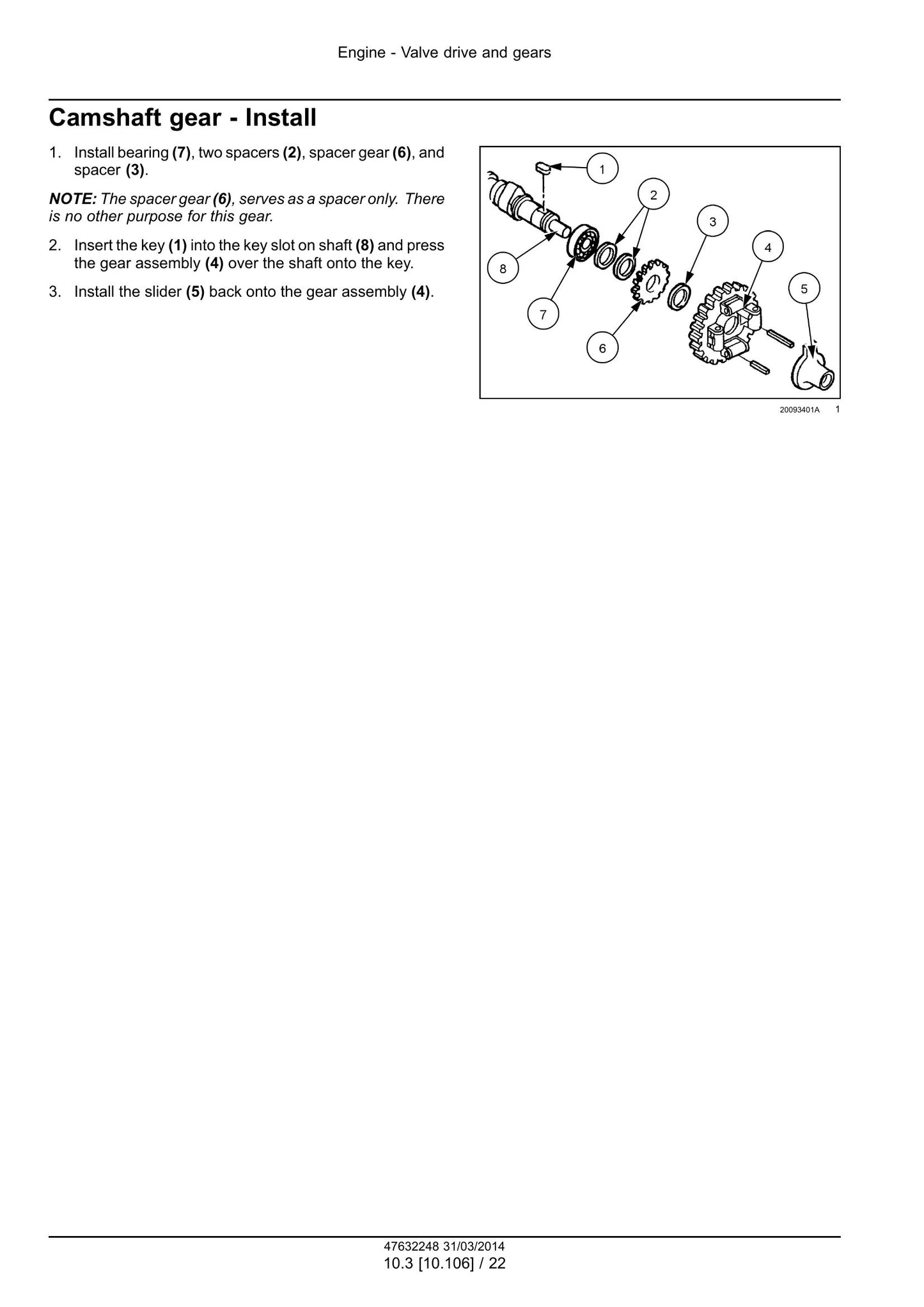 New Holland N843H N843L N843 N844LT N844L N844T N844 Engine Factory Workshop Service Manual 47632248