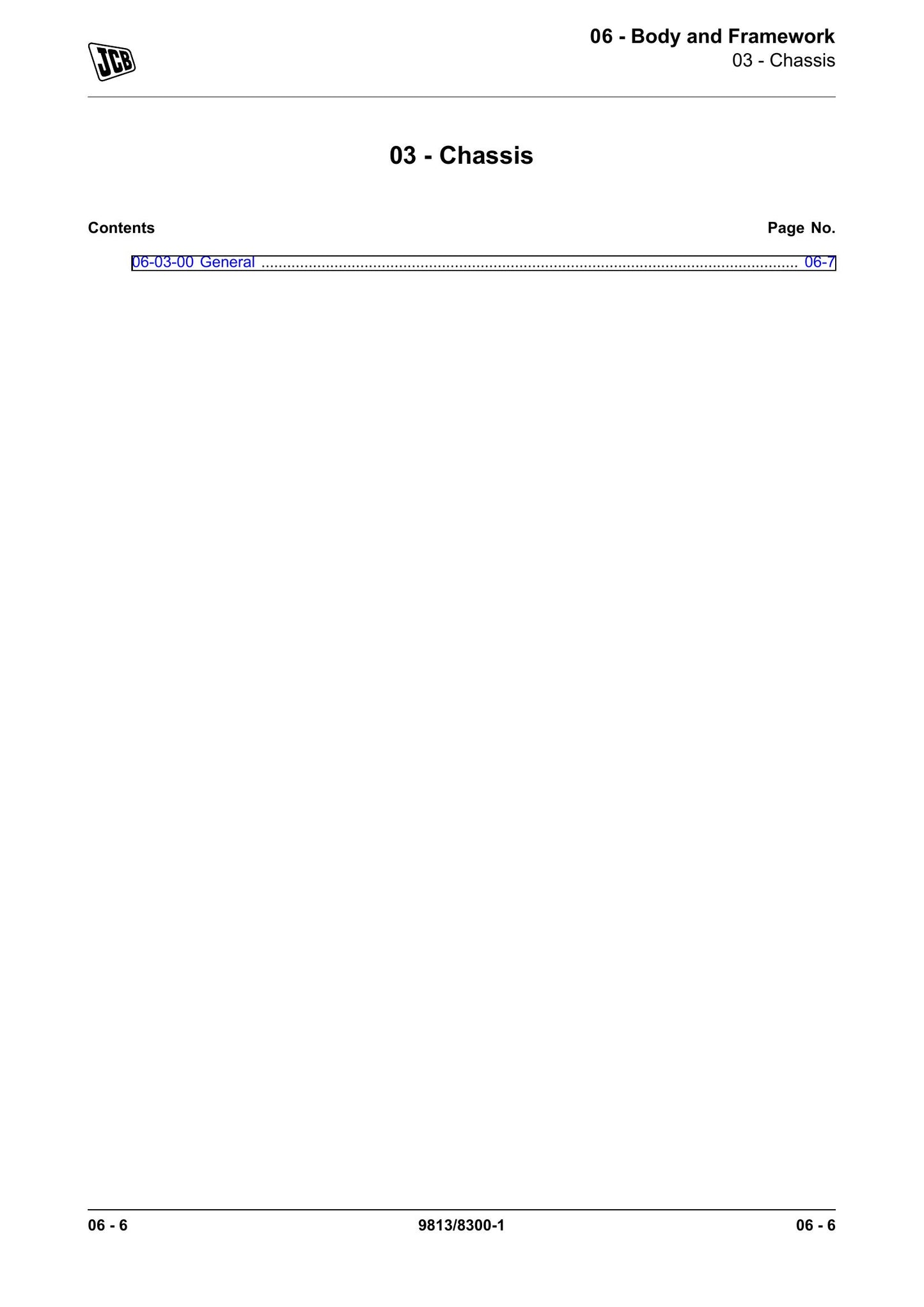 JCB 530-110 530-70 Loadall Factory Workshop Service Manual 9813/8300