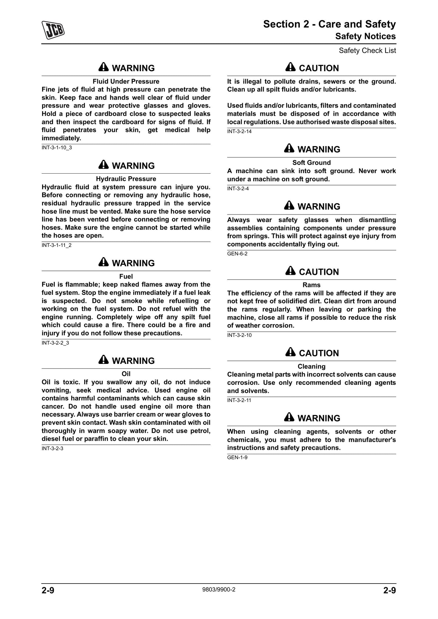 JCB 515-40 Telehandler Factory Workshop Service Manual 9803/9900-4