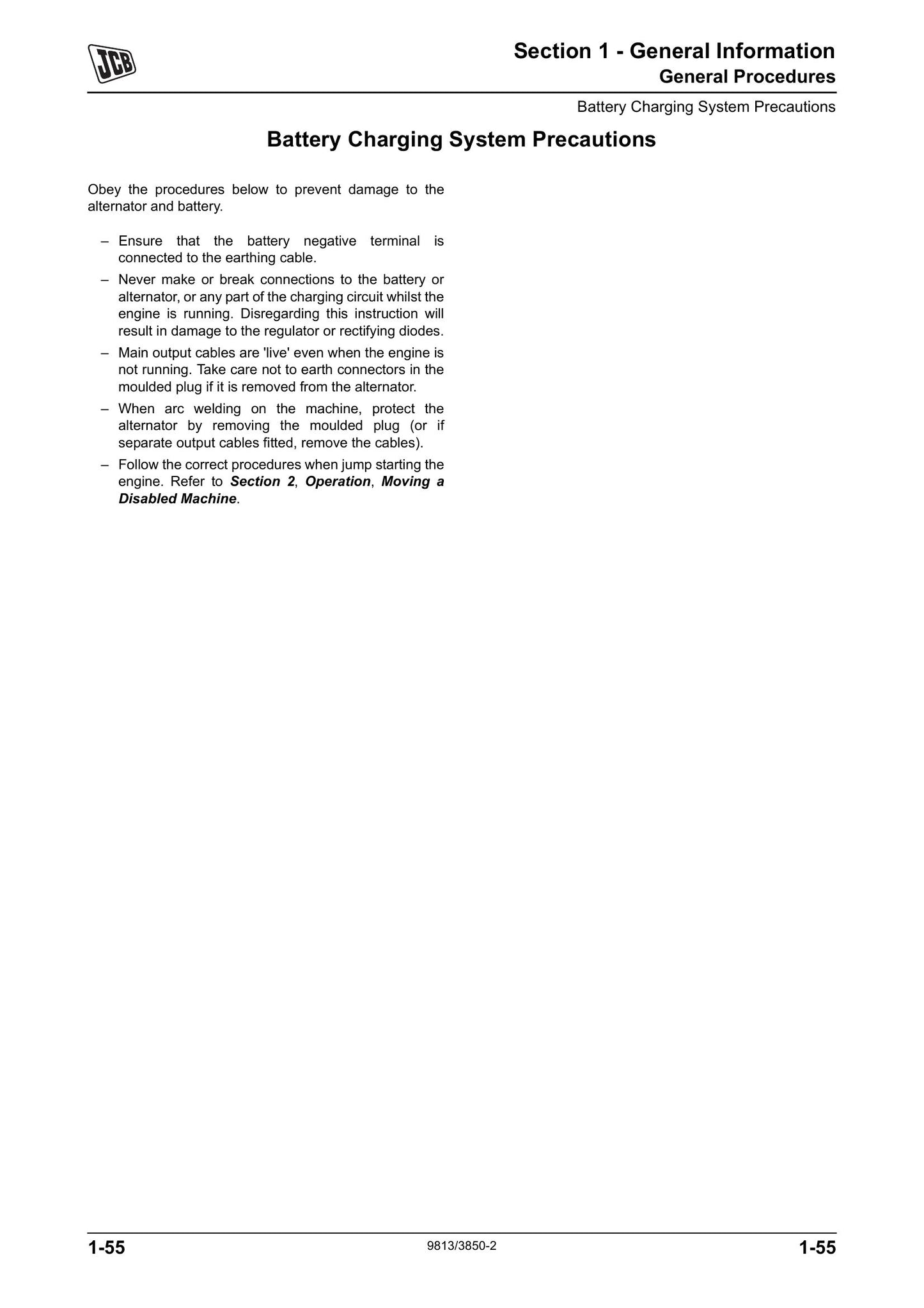 JCB 530-70 530-110 Loadall Factory Workshop Service Manual 9813/3850-2