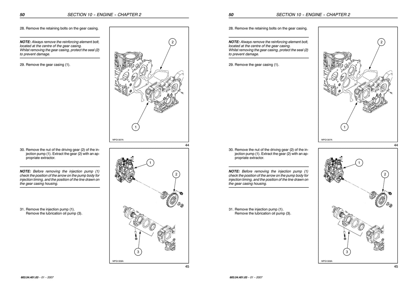 New Holland TCE40 TCE45 TCE50 Tractor Factory Workshop Service Manual 603.54.401.03