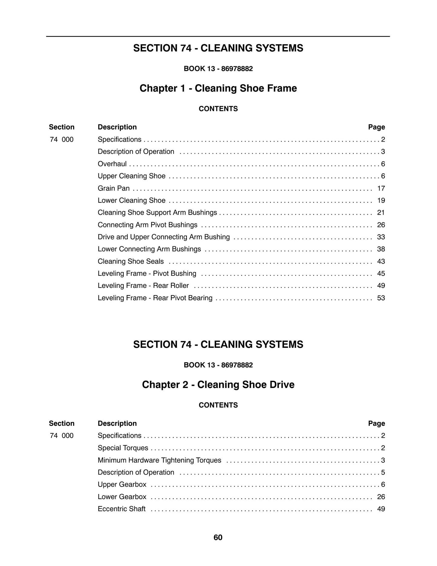 New Holland CX860 CX880 Combine Factory Workshop Repair Manual 87360012