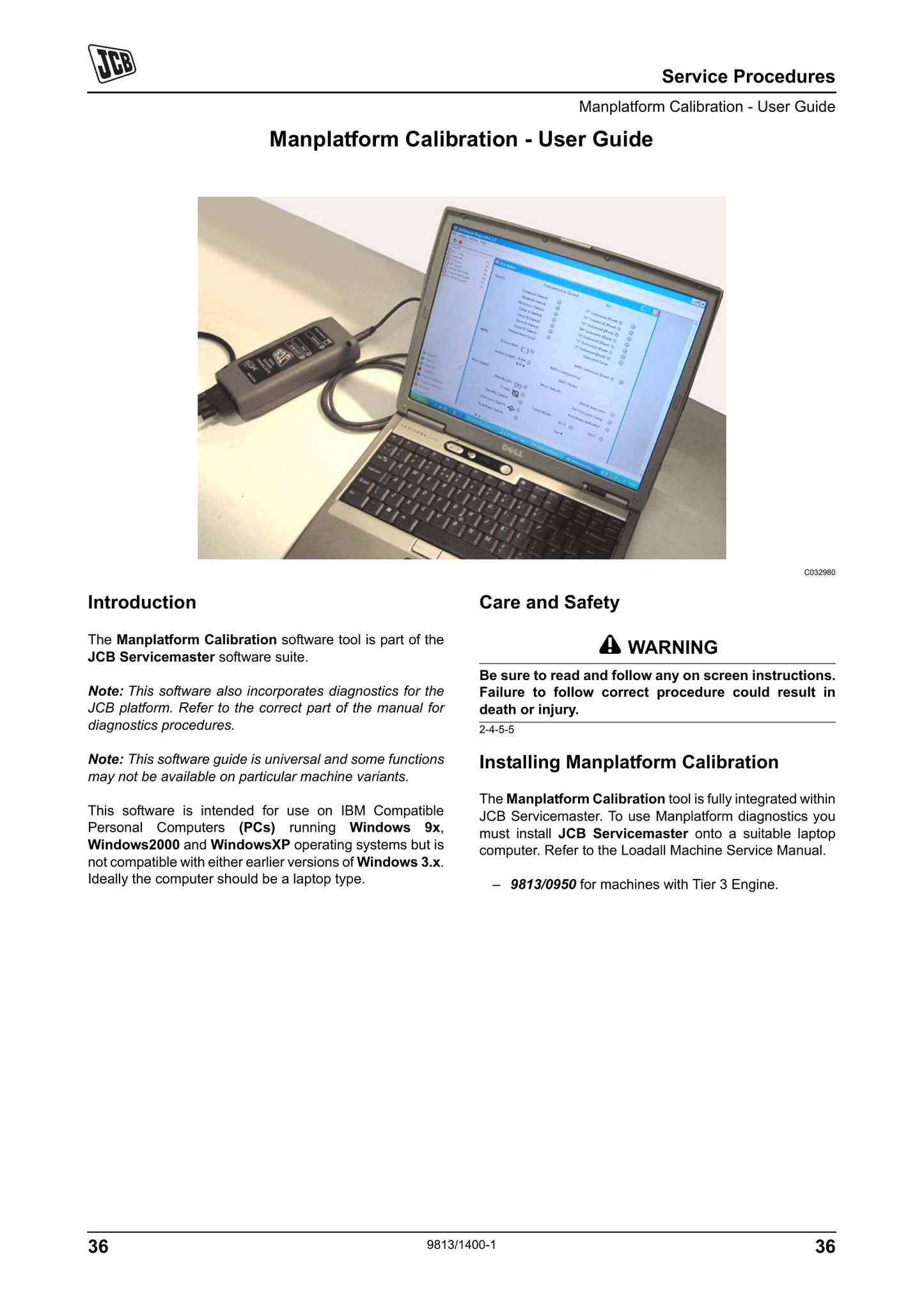 JCB 535-125 535-140 Telehandler Factory Workshop Service Manual 9813/1400-1