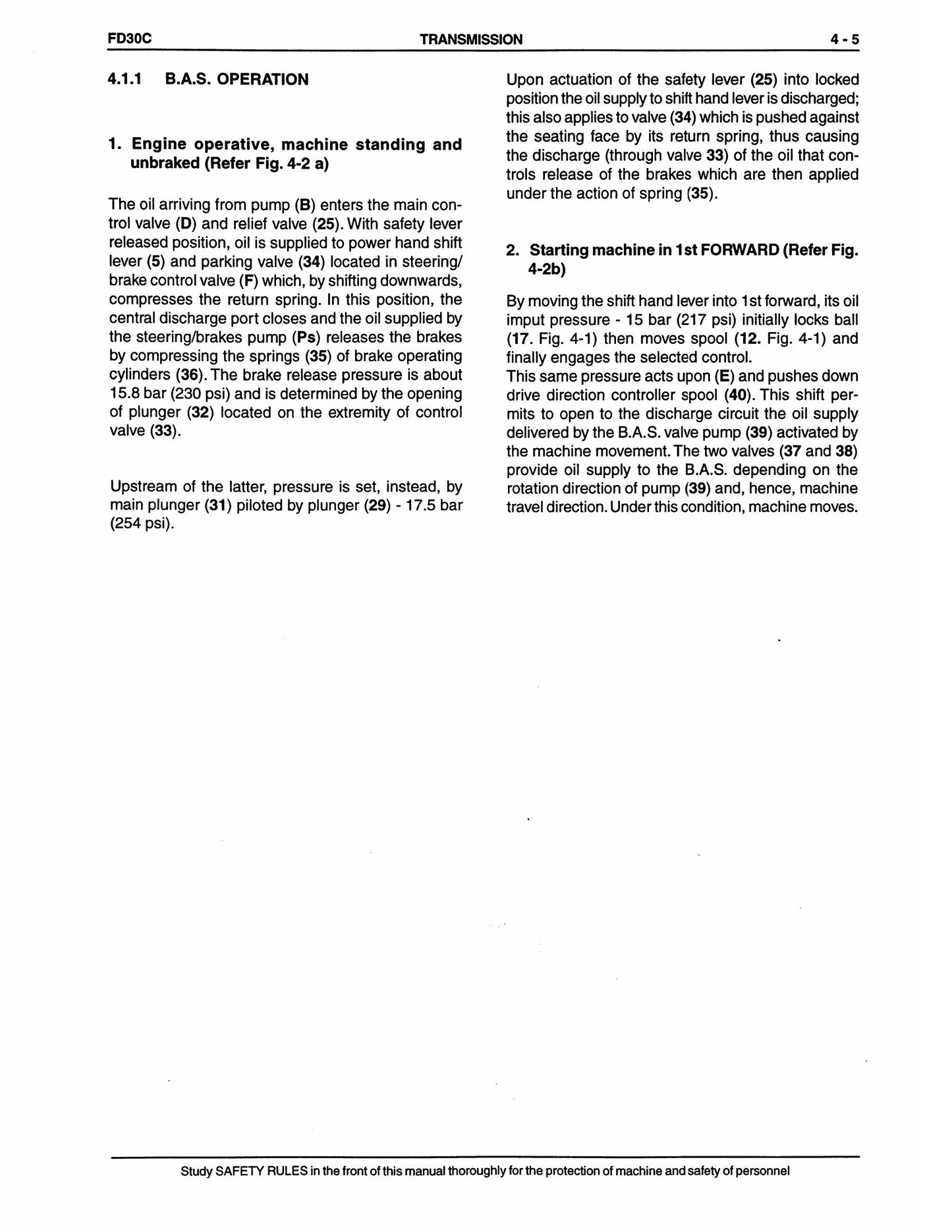 Fiat FD30C Crawler Dozer Factory Workshop Service Manual 604.02.251
