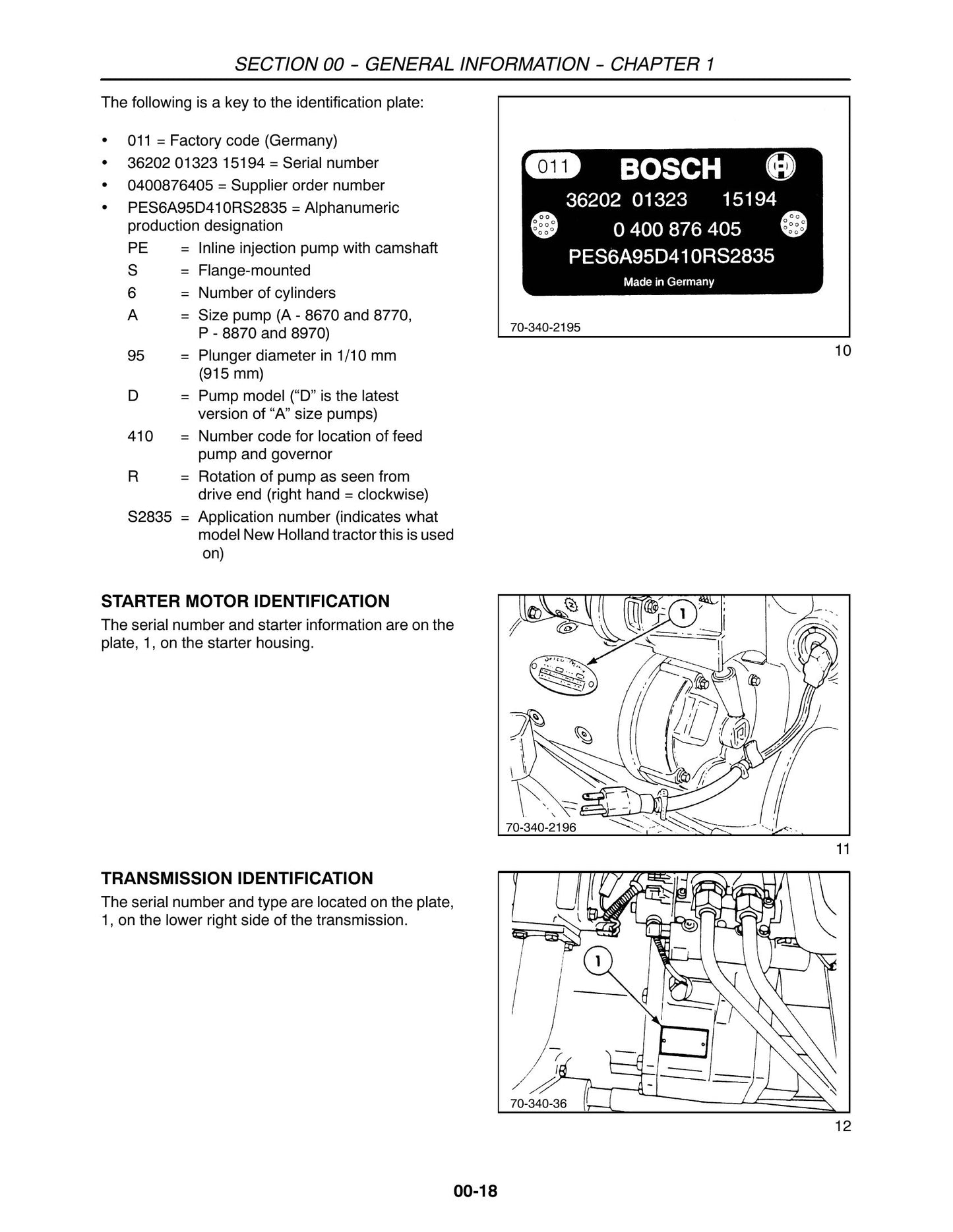 New Holland 70 70A Series Tractor Factory Workshop Repair Manual 87018730