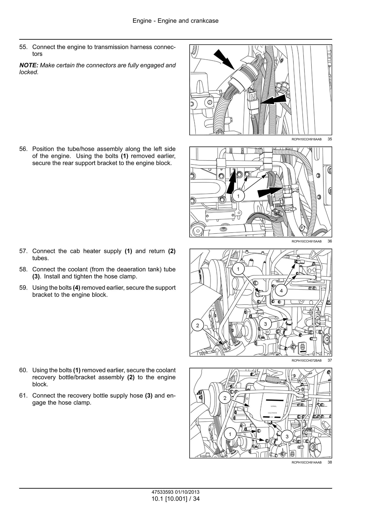 New Holland T8.275 T8.300 T8.330 T8.360 T8.390 T8.420 Tractor Factory Workshop Service Manual 47533593