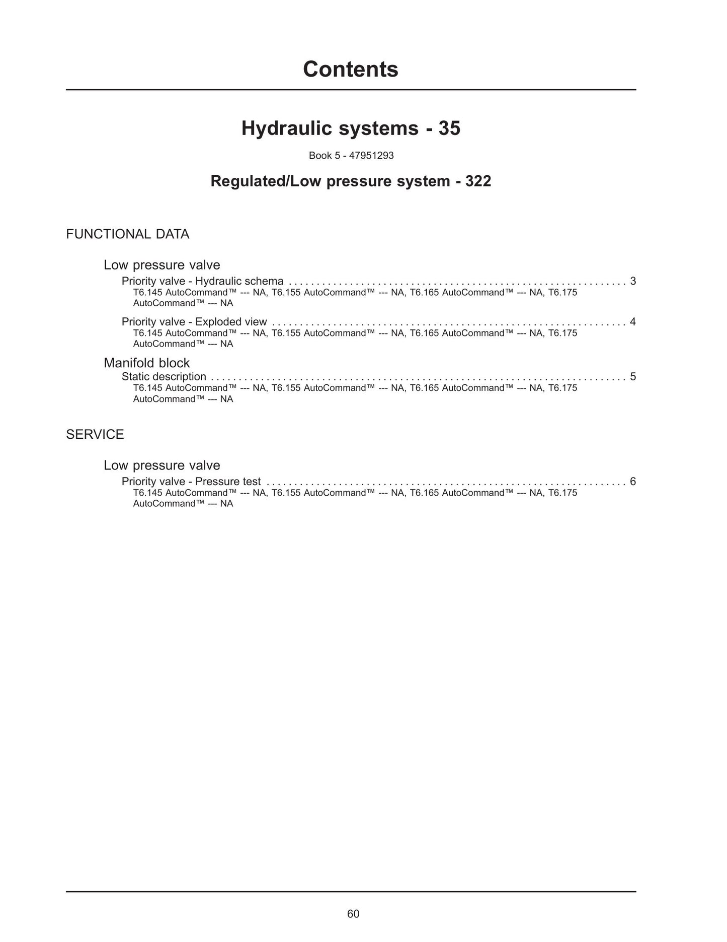 New Holland T6.125 T6.145 T6.155 T6.165 T6.175 T6.180 T6.145 AutoCommand T6.155 AutoCommand T6.165 AutoCommand T6.175 AutoCommand Tractor Factory Workshop Service Manual 47951296