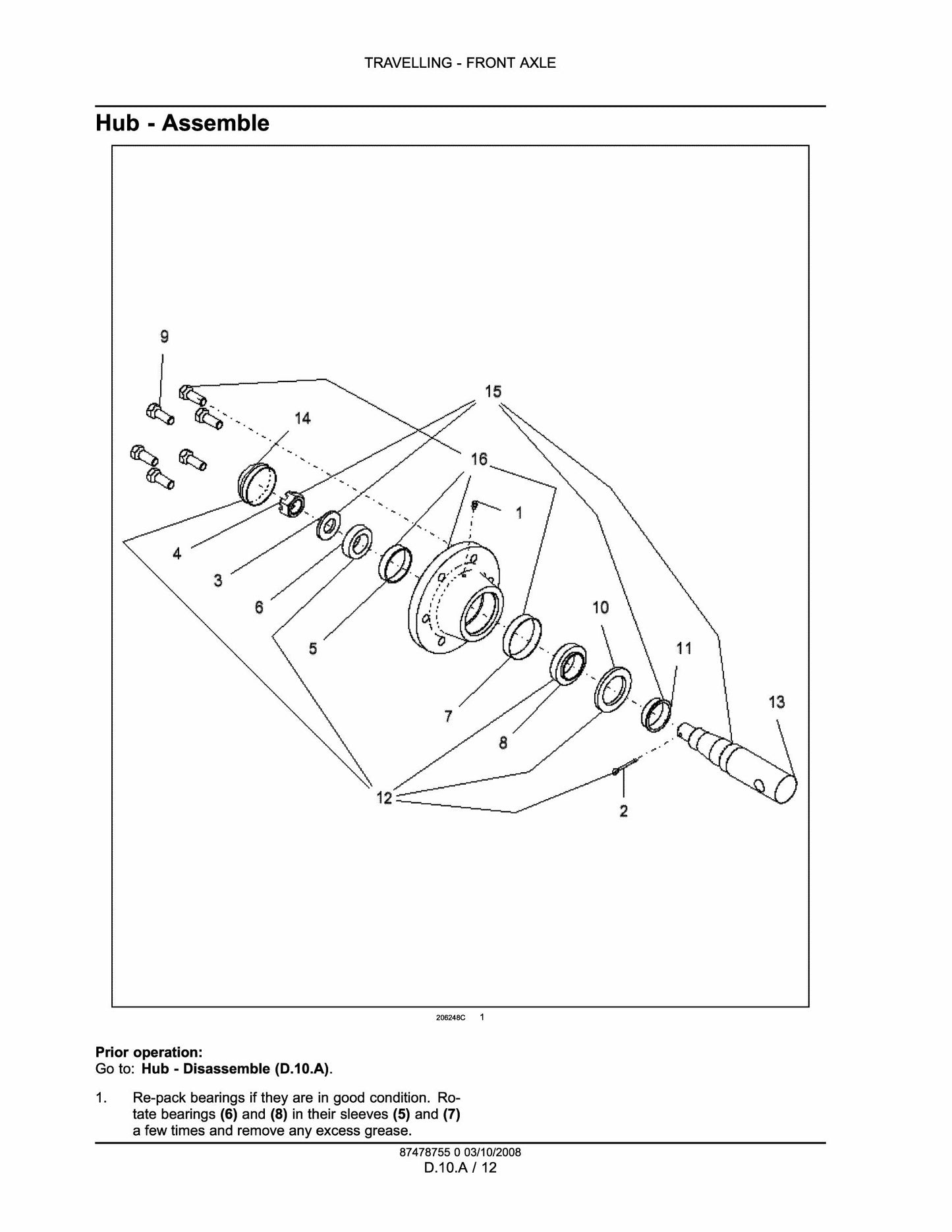 New Holland P2060 Air Hoe Drill Factory Workshop Repair Manual 87478755