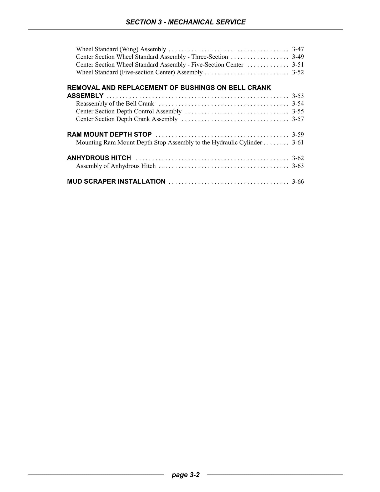 Flexi-Coil ST820 Precision Tillage Factory Workshop Service Manual NW-010V2