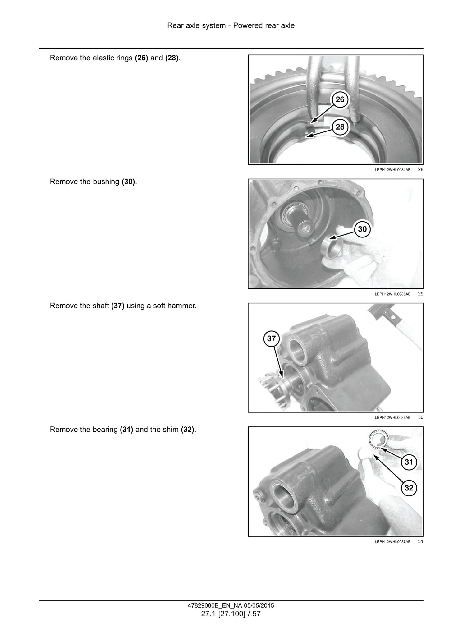 New Holland W50C W60C W70C W70C HS W80C W80C HS Wheel Loader Factory Workshop Service Manual 47878215