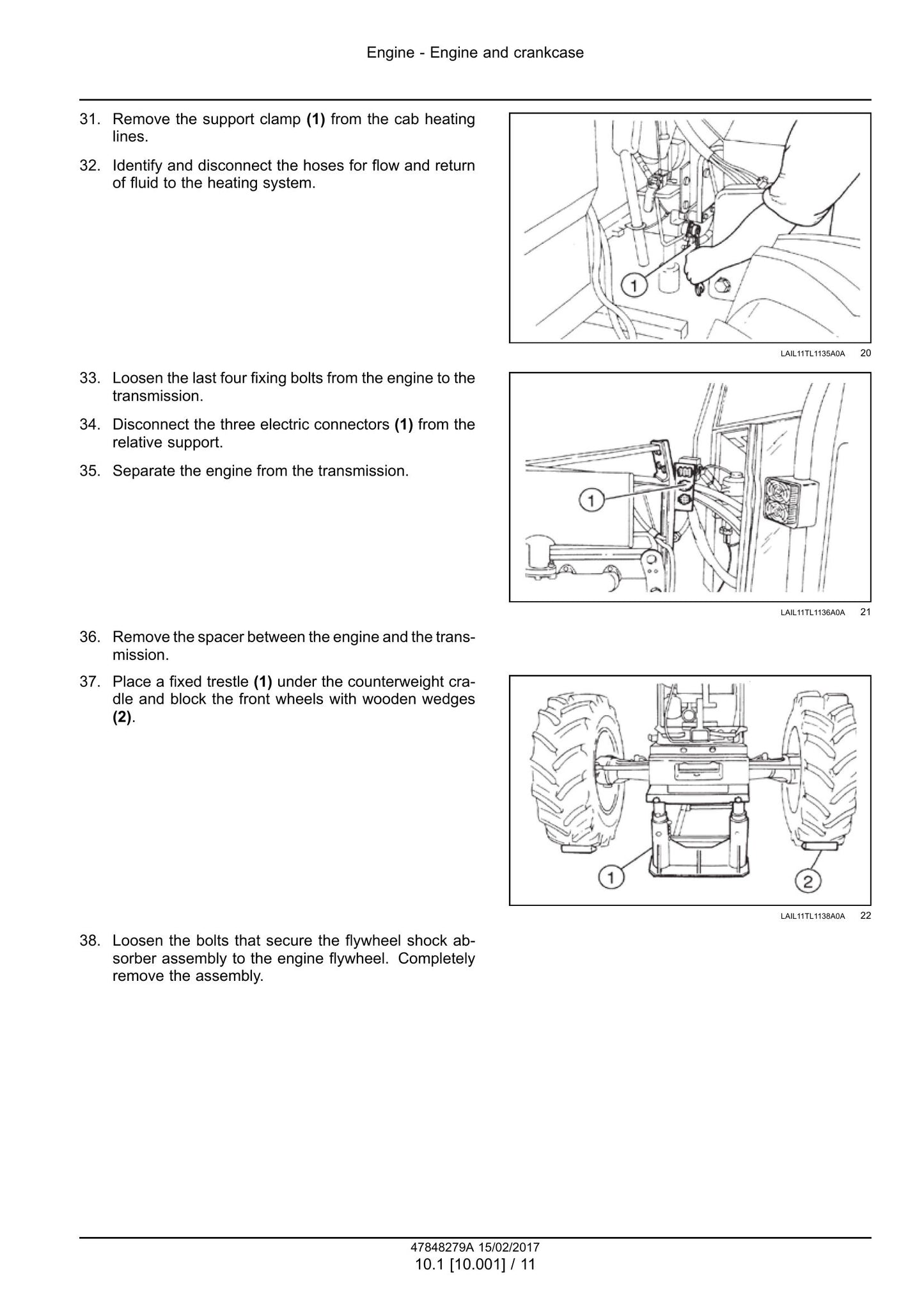 NEW HOLLAND TL75 TL85 TL95 TL75E TL85E TL95E Tractor Factory Workshop Service Manual 47848279A
