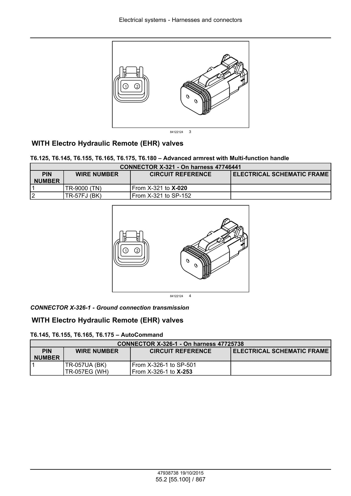 New Holland T6.125 T6.145 T6.155 T6.165 T6.175 T6.180 T6.145 AutoCommand T6.155 AutoCommand T6.165 AutoCommand T6.175 AutoCommand Tractor Factory Workshop Service Manual 47951296