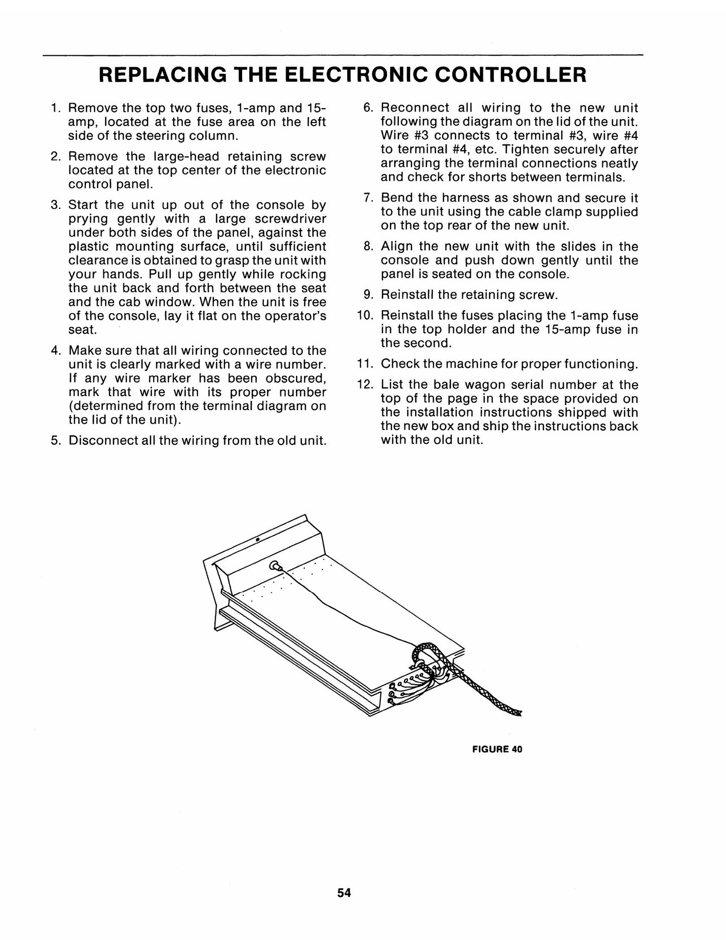 New Holland 1075 Bale Wagon Factory Workshop Service Manual 40932101