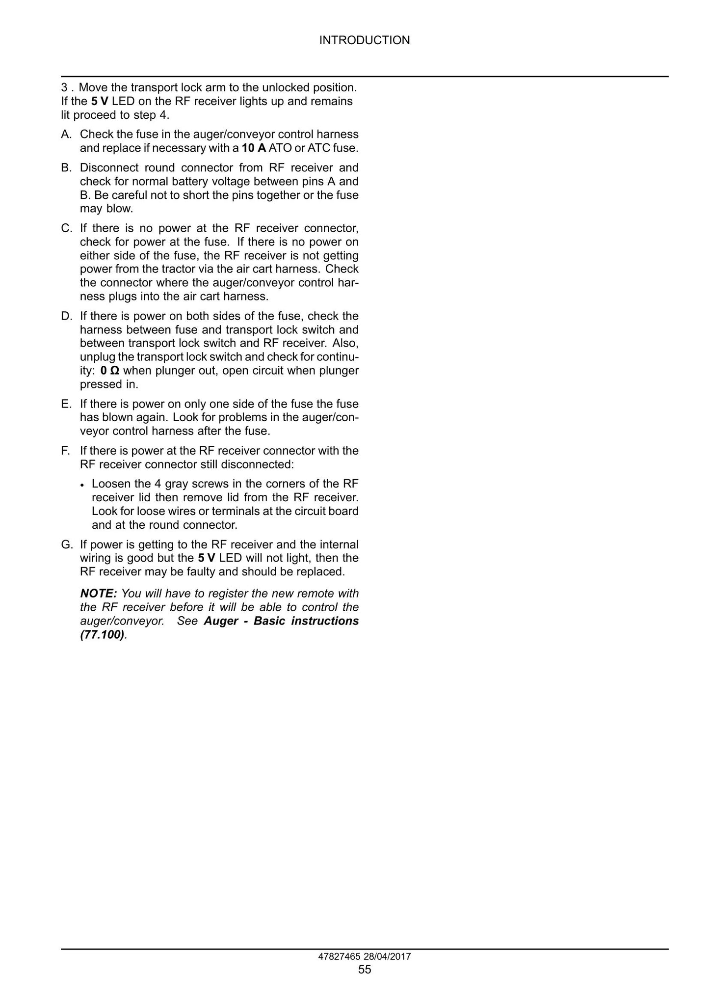 Flexi-Coil 3560 4460 4660 5560 5860 7660 9560 Air Cart Factory Workshop Service Manual 47827465