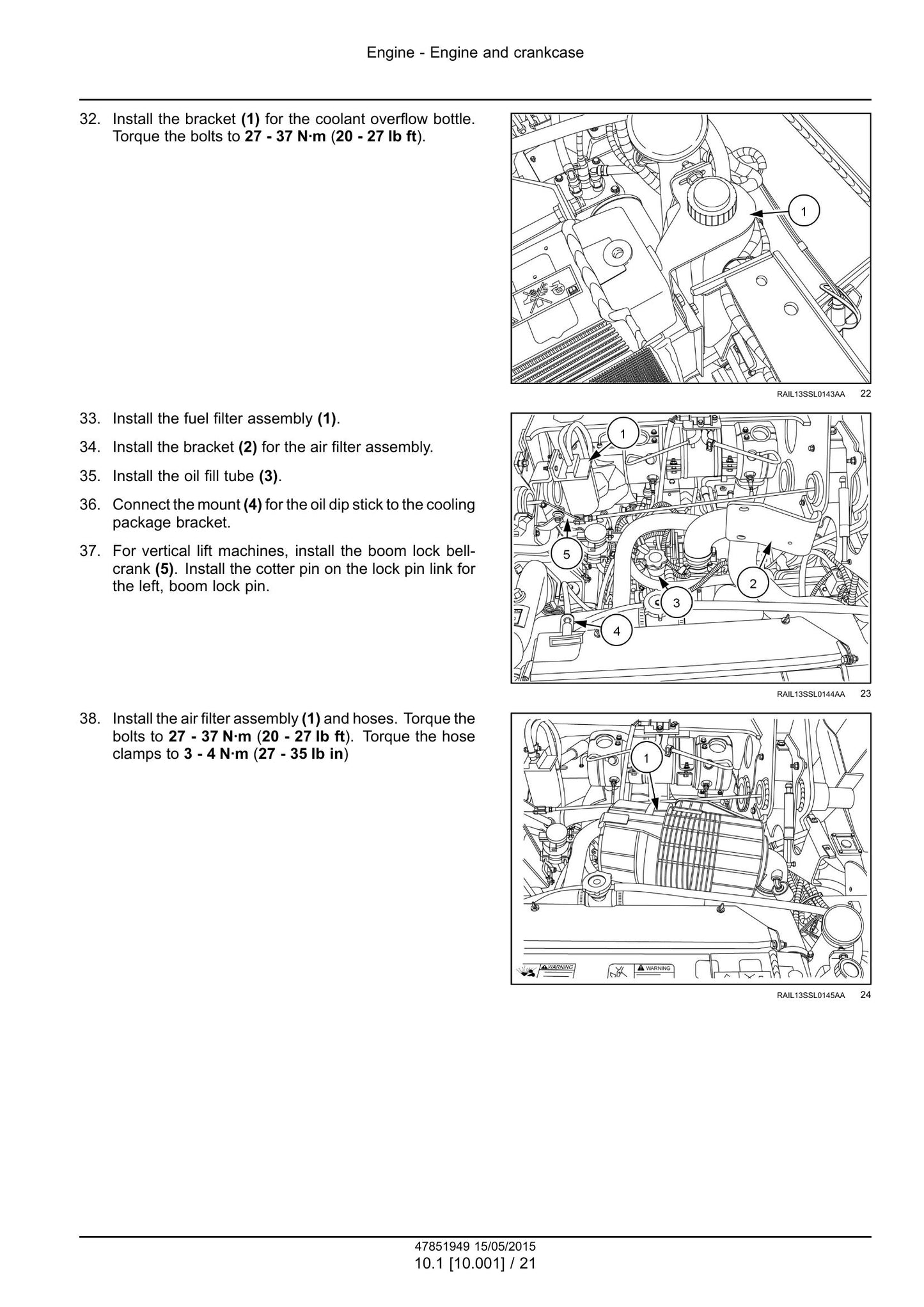 New Holland L218 L220 Skid Steer Loader Factory Workshop Service Manual 47888410