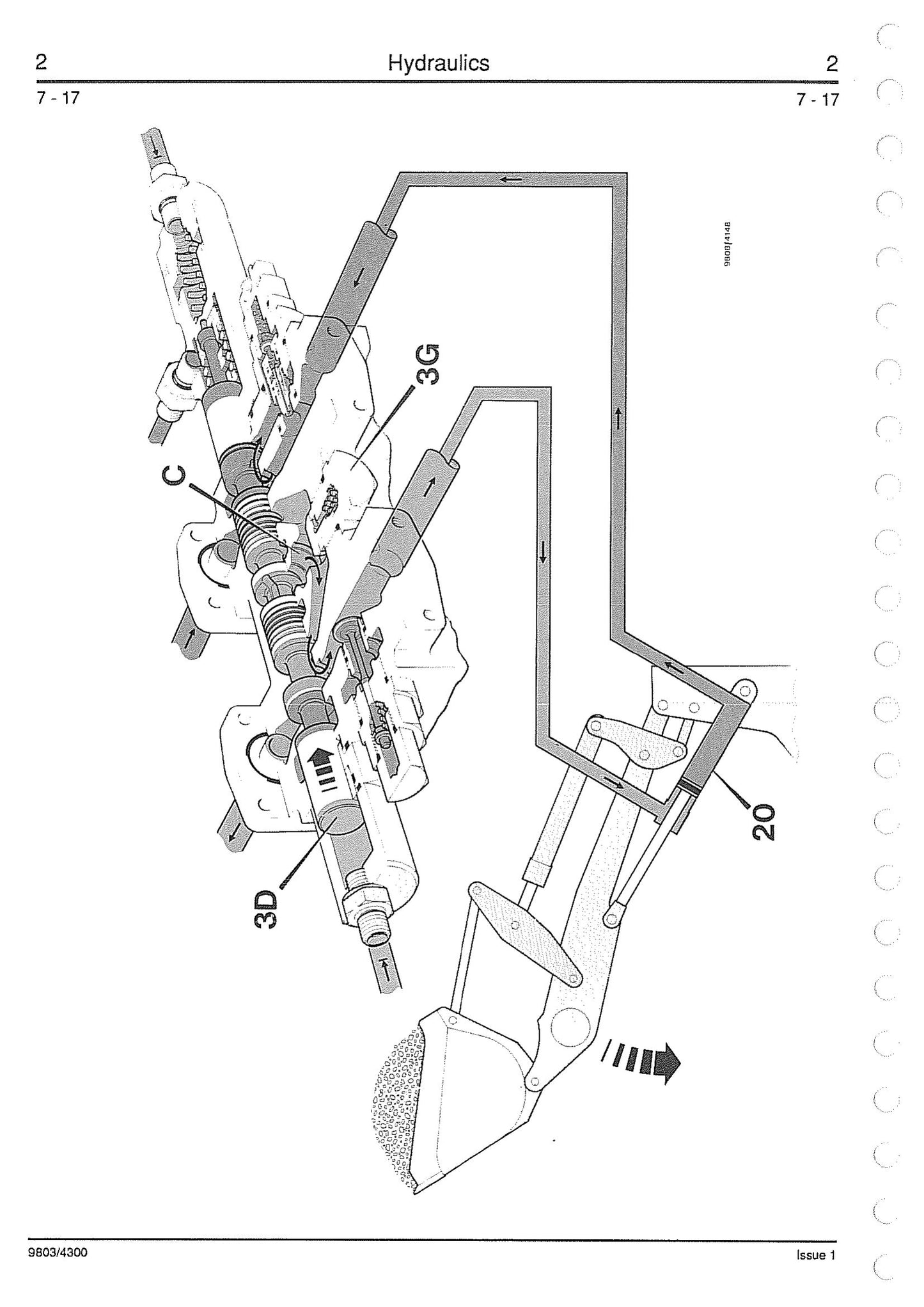 JCB 435 Wheeled Loader Factory Workshop Service Manual 9803/4300