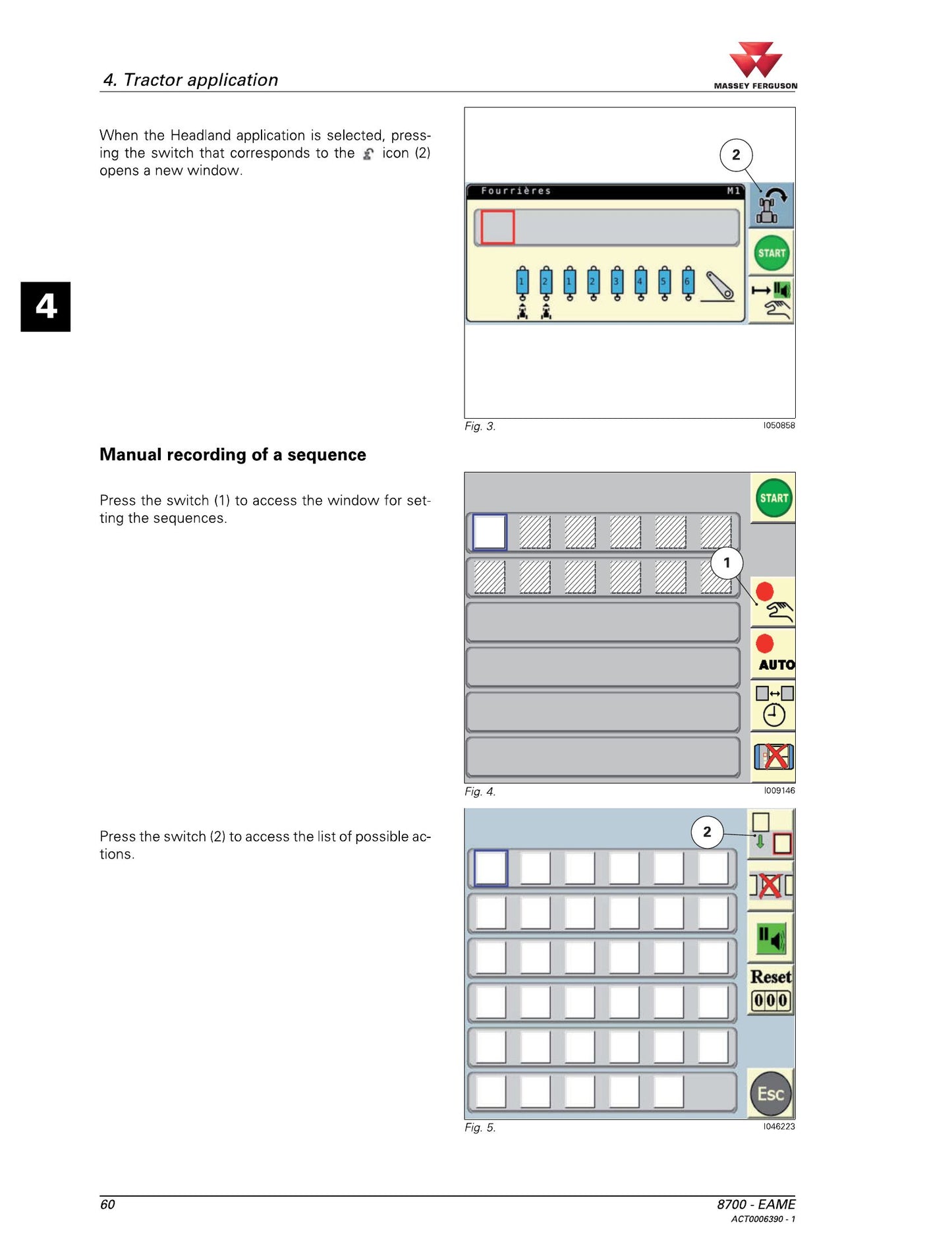 MASSEY FERGUSON Datatronic CCD Tractor Factory Workshop Operator Manual ACW0084050