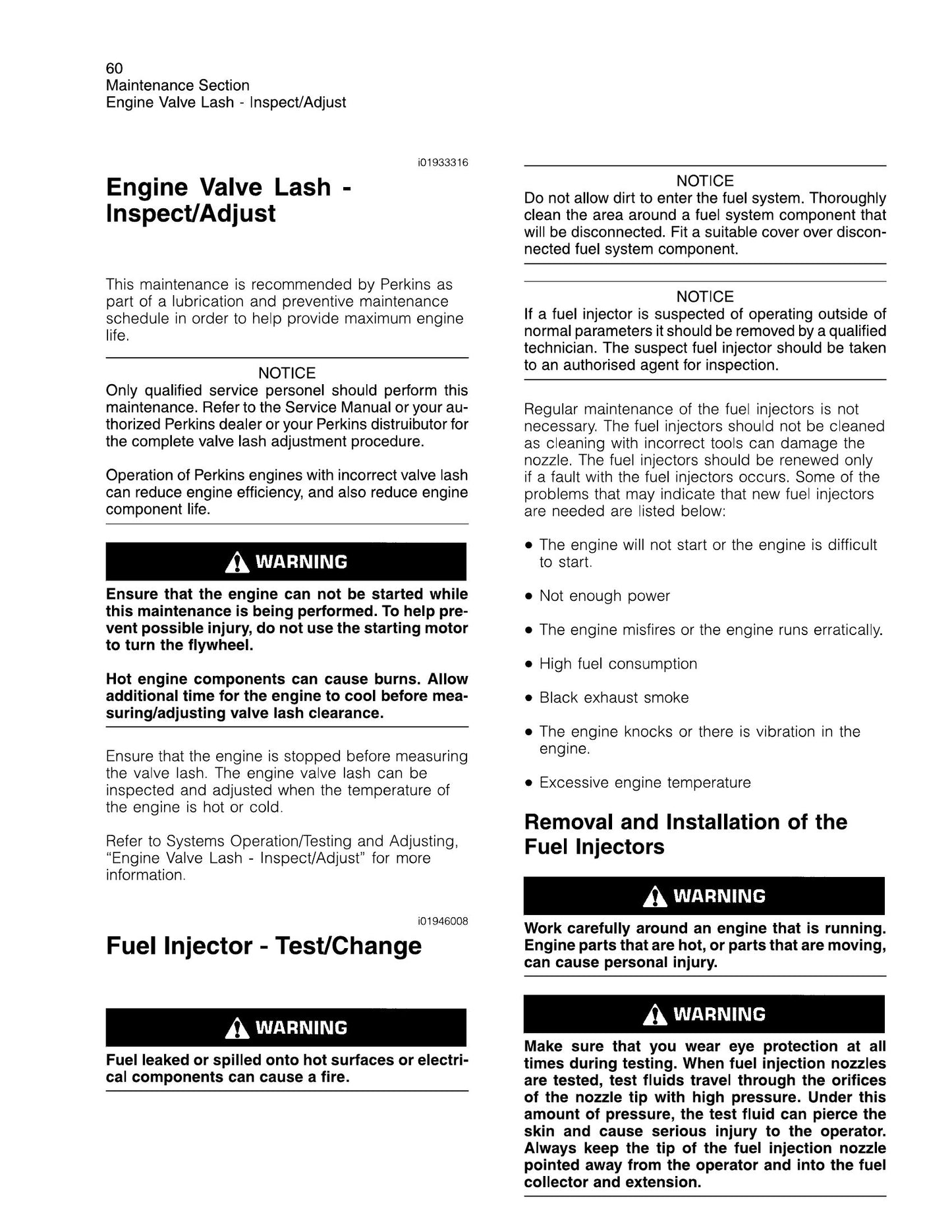 PERKINS 1103 1104 Engine Workshop Manual SEBU7833-00