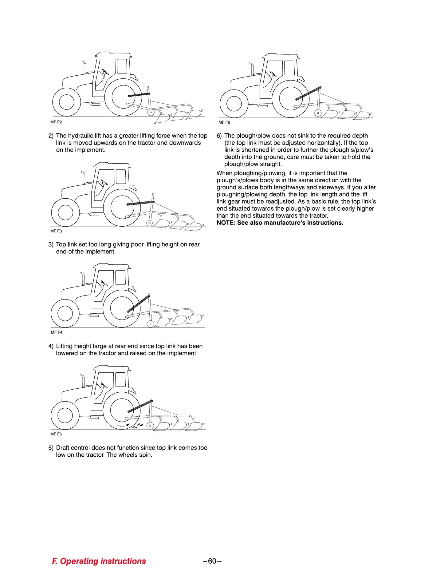 MASSEY FERGUSON 4435 4445 4455 Tractor Factory Workshop Operator Manual