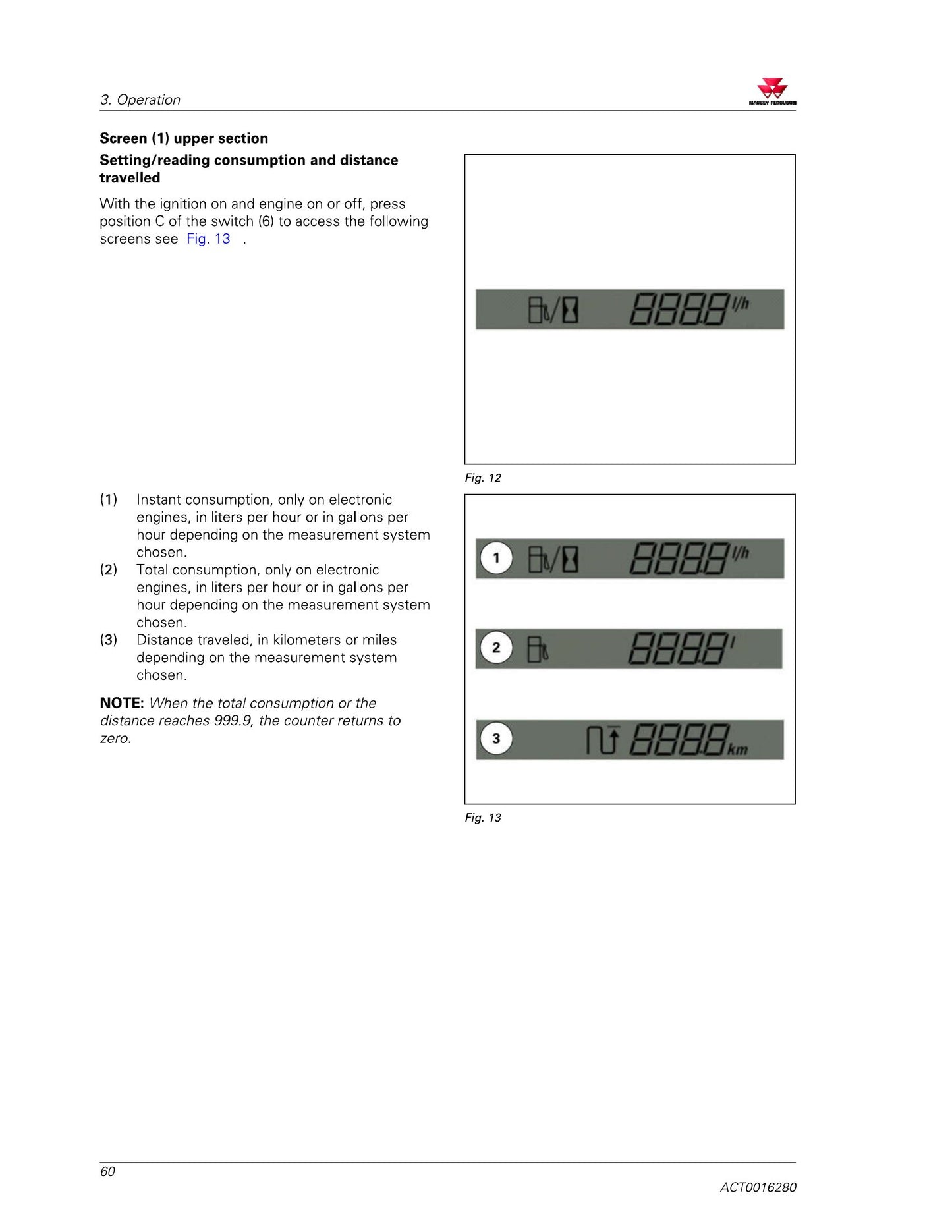 MASSEY FERGUSON [Model] [Typ Maszyny] Factory Workshop Operator Manual ACT0016280