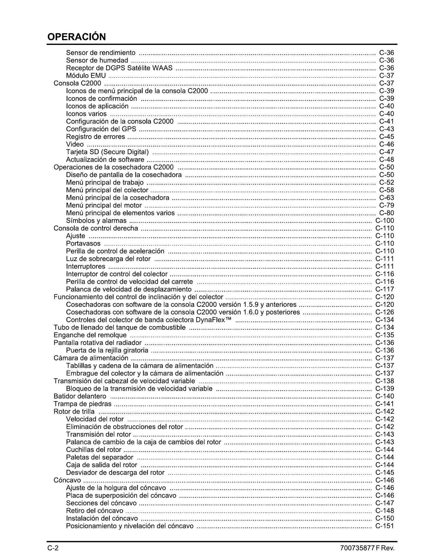 MASSEY FERGUSON 9695 9795 Combine Harvester Factory Workshop Operator Manual (ES)