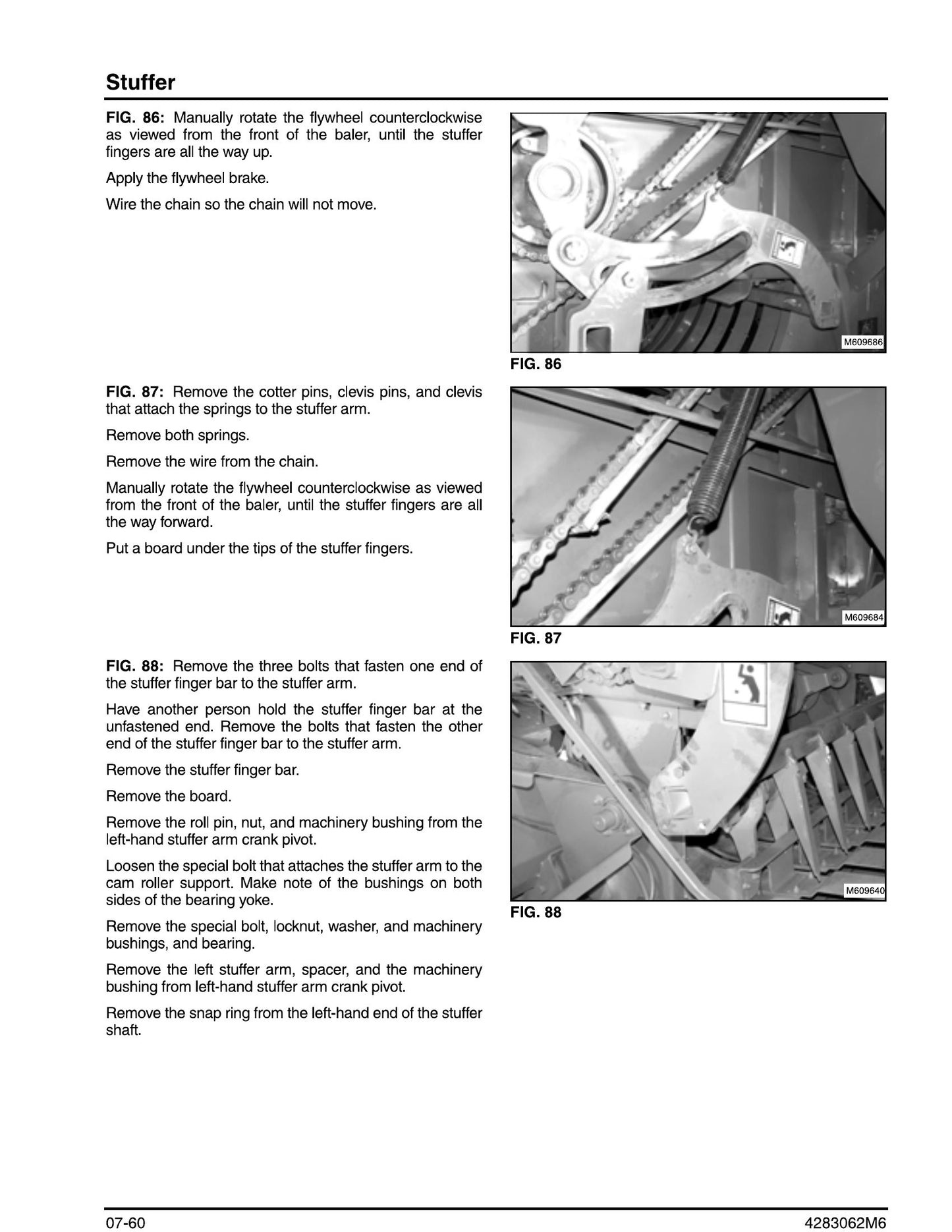 MASSEY FERGUSON 2140 2150 2150 Packer Cutter 2160 2170 2170XD 2190 Large Rectangular Baler Factory Workshop Service Manual 4283062M6