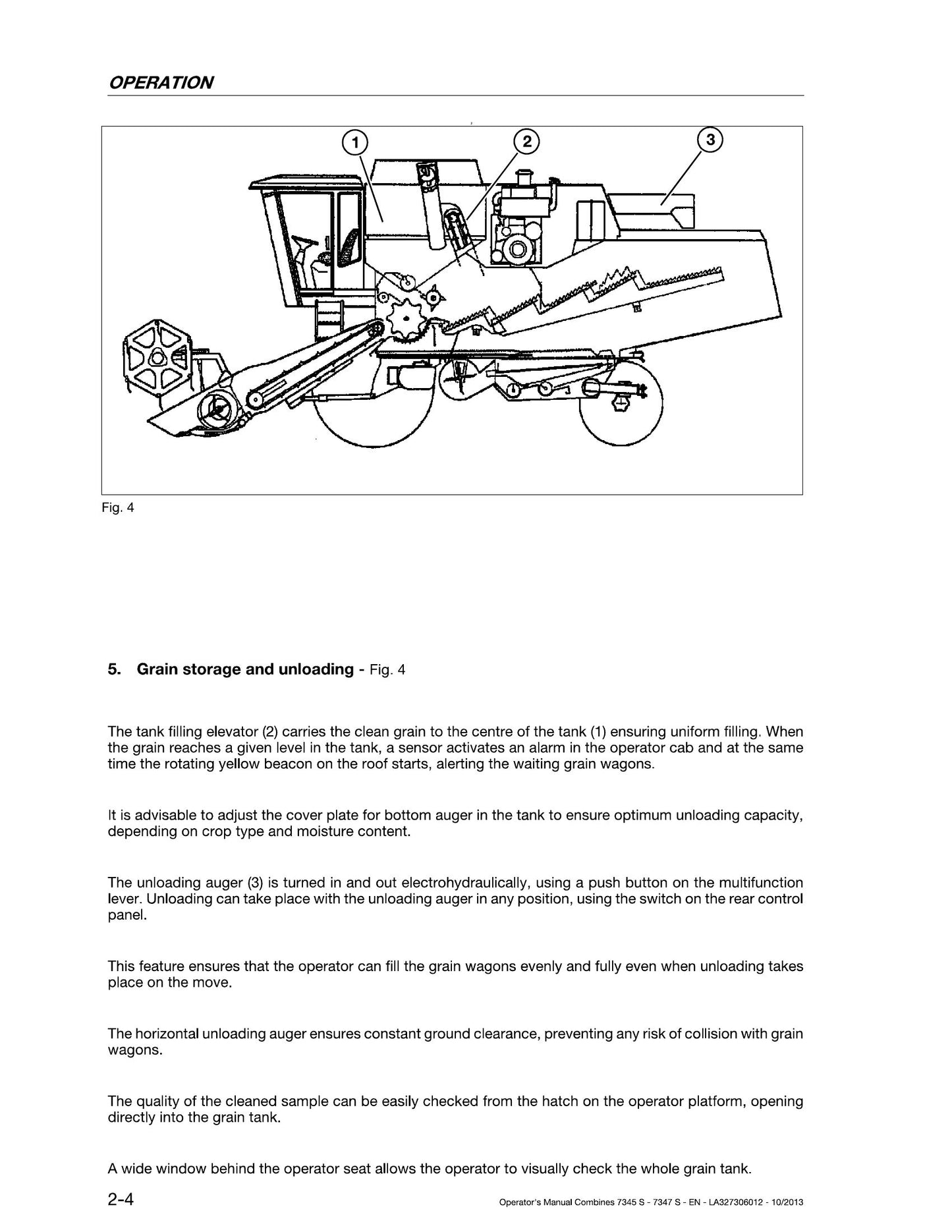 MASSEY FERGUSON 7345 S 7345 S MCS 7347 S 7347 S MCS Combine Harvester Factory Workshop Operator Manual