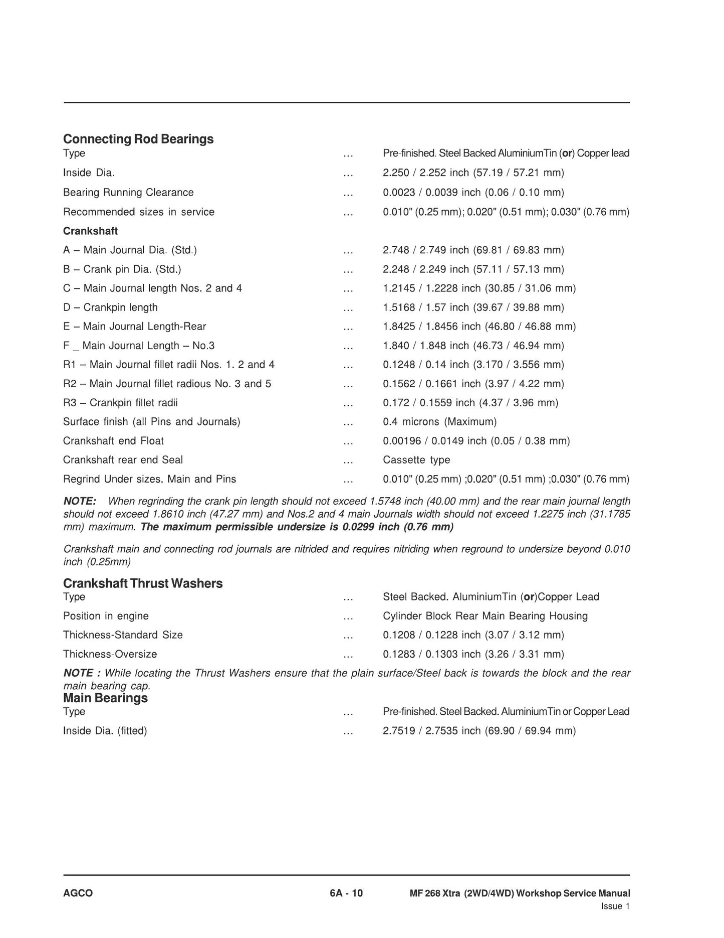 MASSEY FERGUSON 268 Tractor Workshop Factory Workshop Service Manual